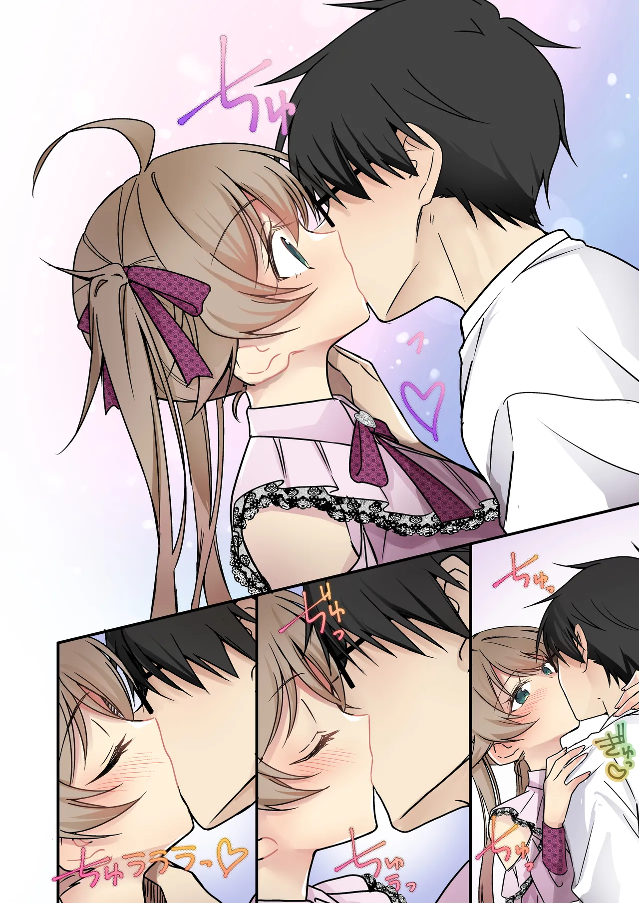 [TSF no F (NOMU)] Shoukan Sareta Succubus ga Boku da Nante Kiitenain desu kedo (Heart) | I Didn't Expect that I'D be the Summoned Succubus (heart) [English] [TheFrogManScans] page 60 original parody - kissing big breasts hentai manga - read online free