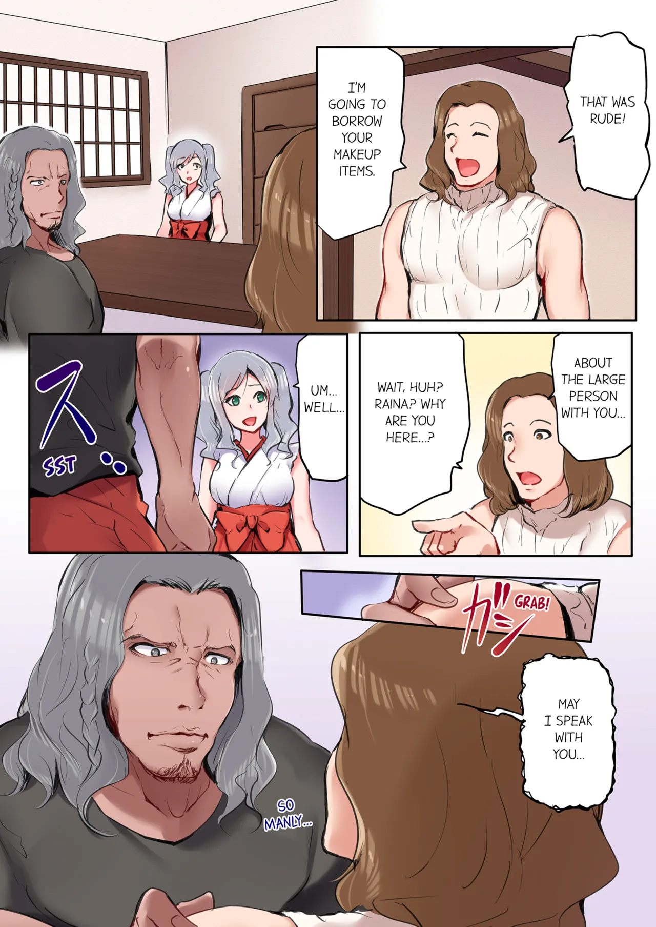 That Won't Fit...! All Night Sex with the Biggest Cock Vol.1-5 page 123 - mmf threesome group hentai manga - read online free