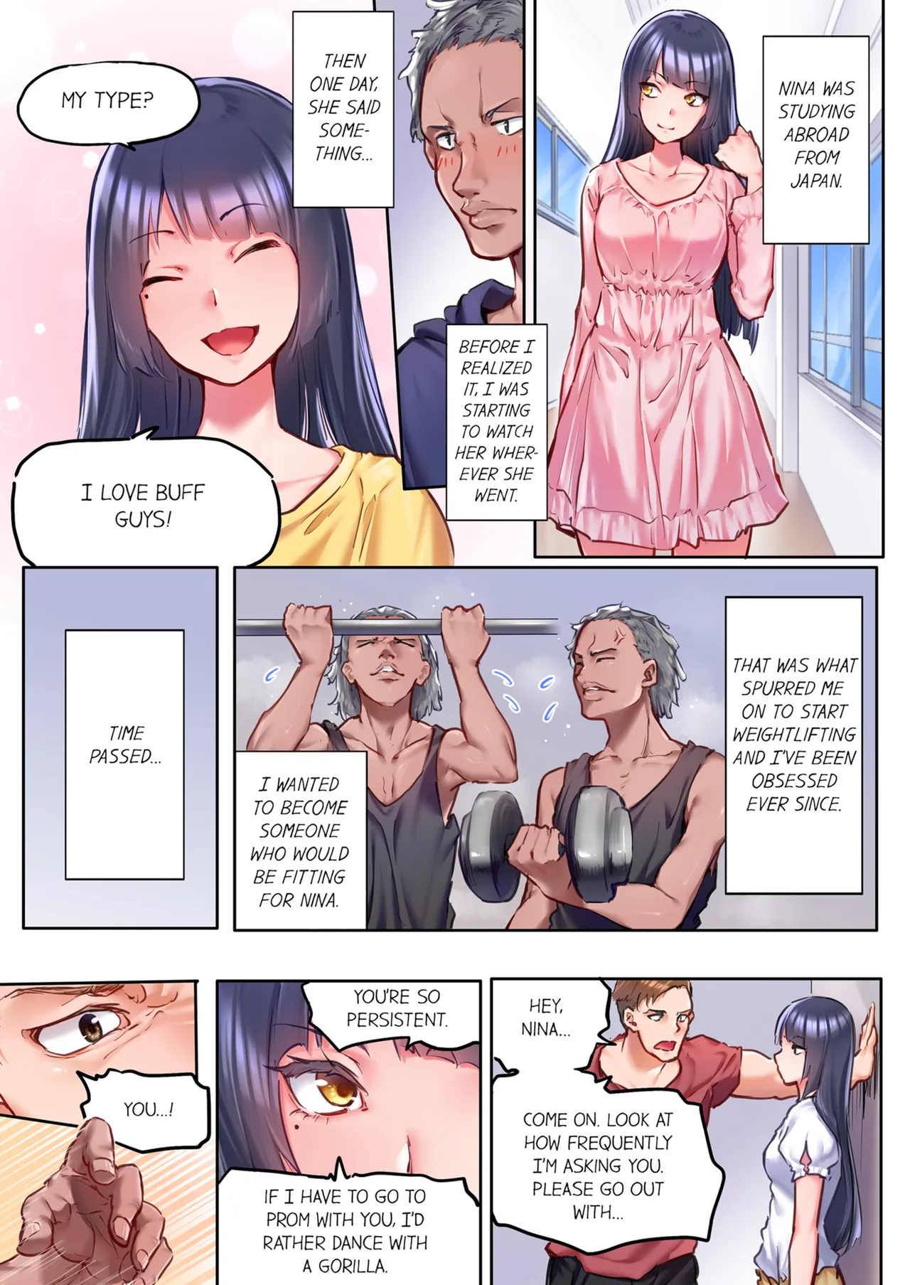 That Won't Fit...! All Night Sex with the Biggest Cock Vol.1-5 page 324 - mmf threesome group hentai manga - read online free