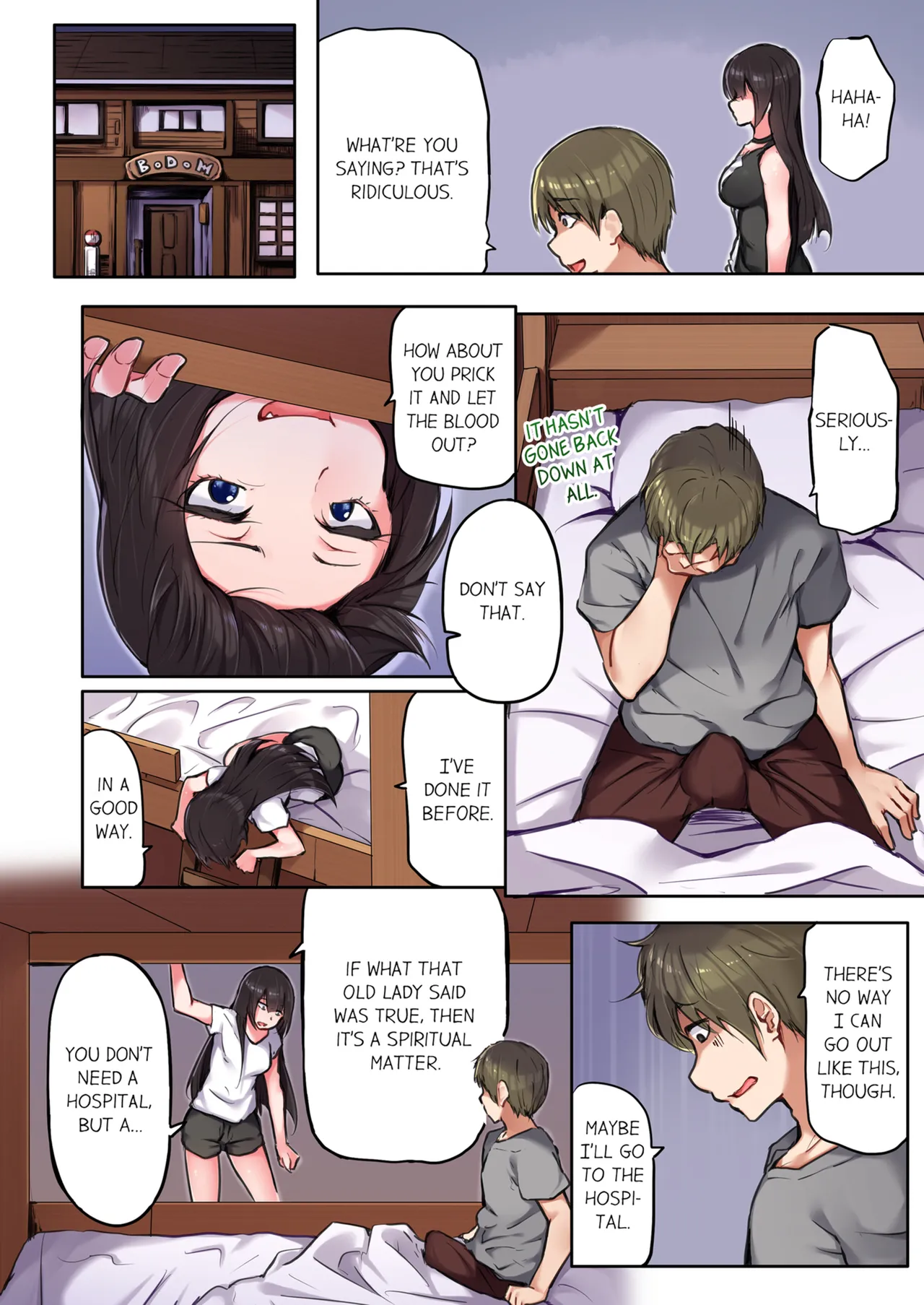 That Won't Fit...! All Night Sex with the Biggest Cock Vol.1-5 page 47 - mmf threesome group hentai manga - read online free