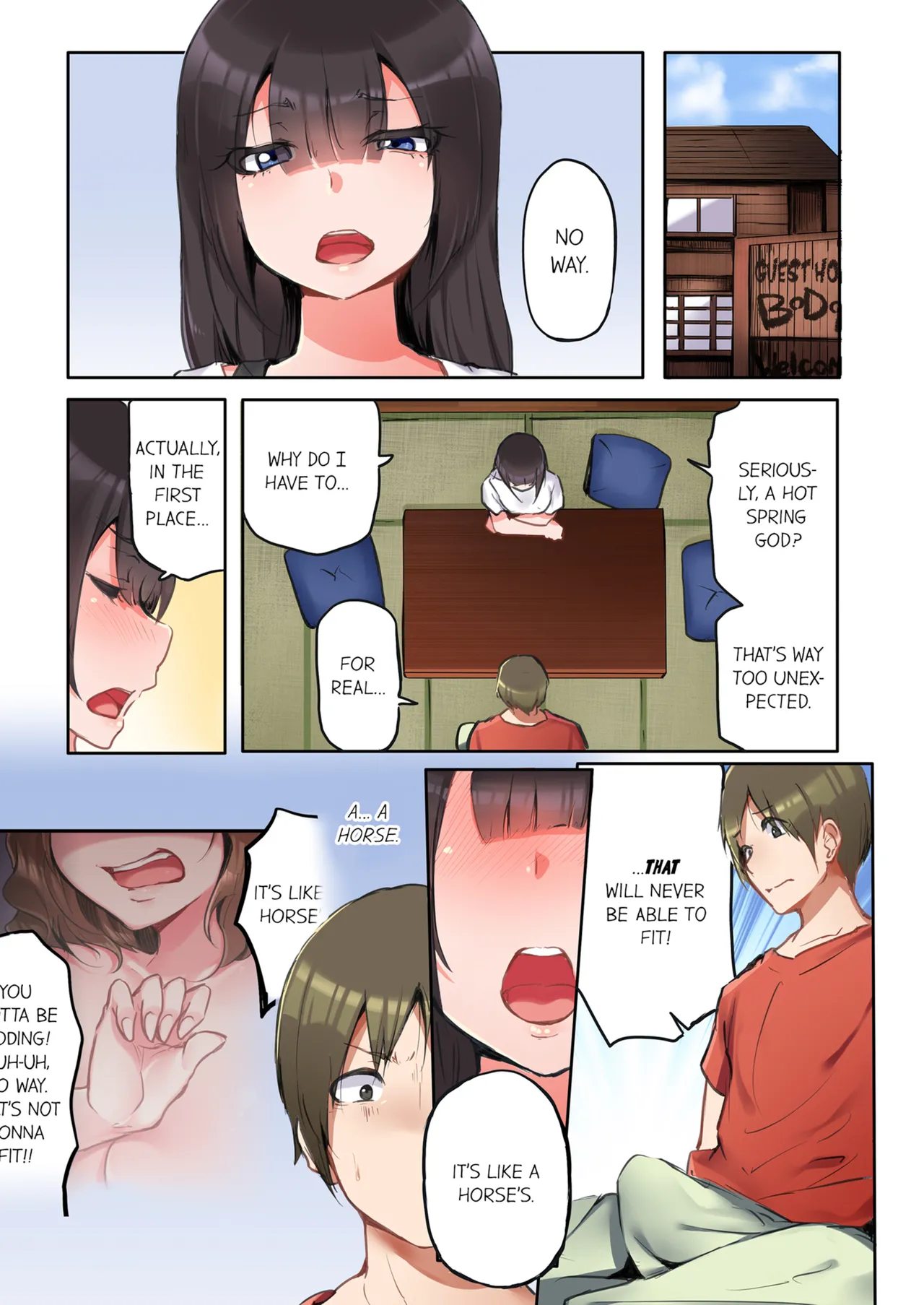 That Won't Fit...! All Night Sex with the Biggest Cock Vol.1-5 page 50 - mmf threesome group hentai manga - read online free