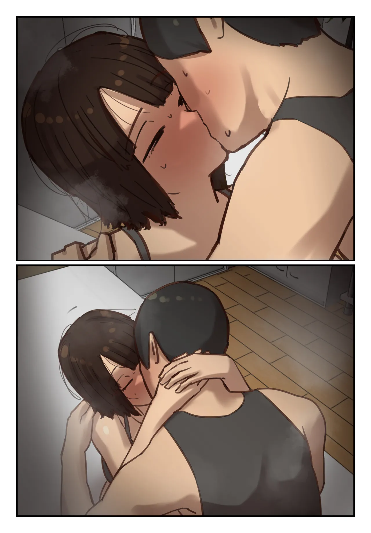 Sotsu Aru ni Ita Menshiki no Nai Futoukou no Kimi ga. page 104 original parody - big breasts full color hentai manga - read online free