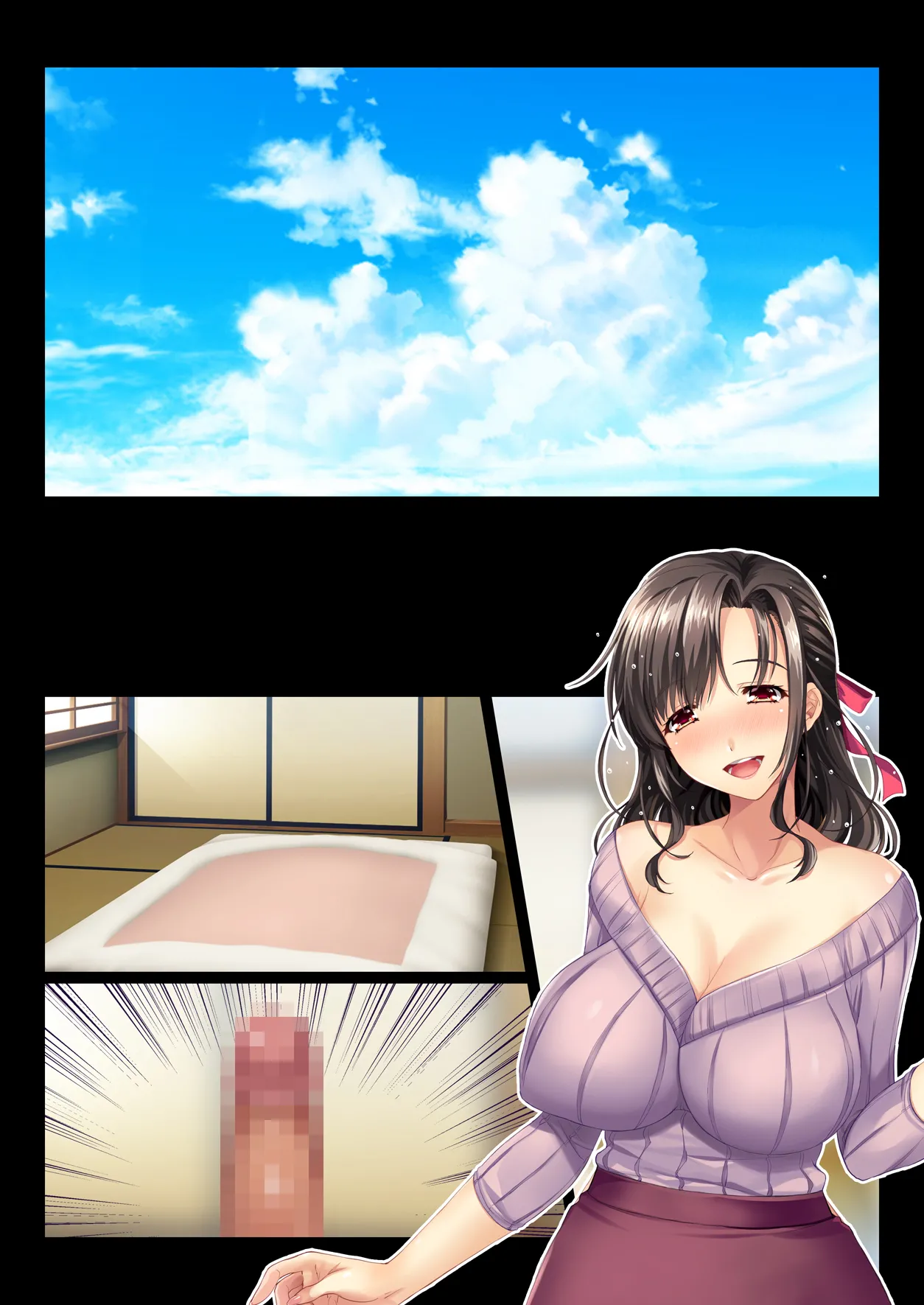 Inaka no Kazoku wa Hima nanode Kyonyuu Tsuma wa Asa Kara Kure Made Asedaku Sex page 145 original parody - inseki milf hentai manga - read online free