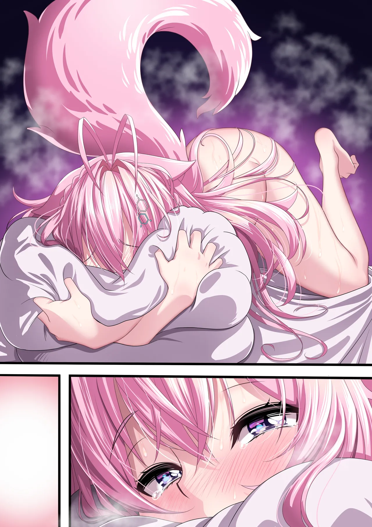 Hakui Koyori to Joshu-kun no Jikken page 46 featuring hakui koyori hololive parody - nakadashi full color hentai manga - read online free