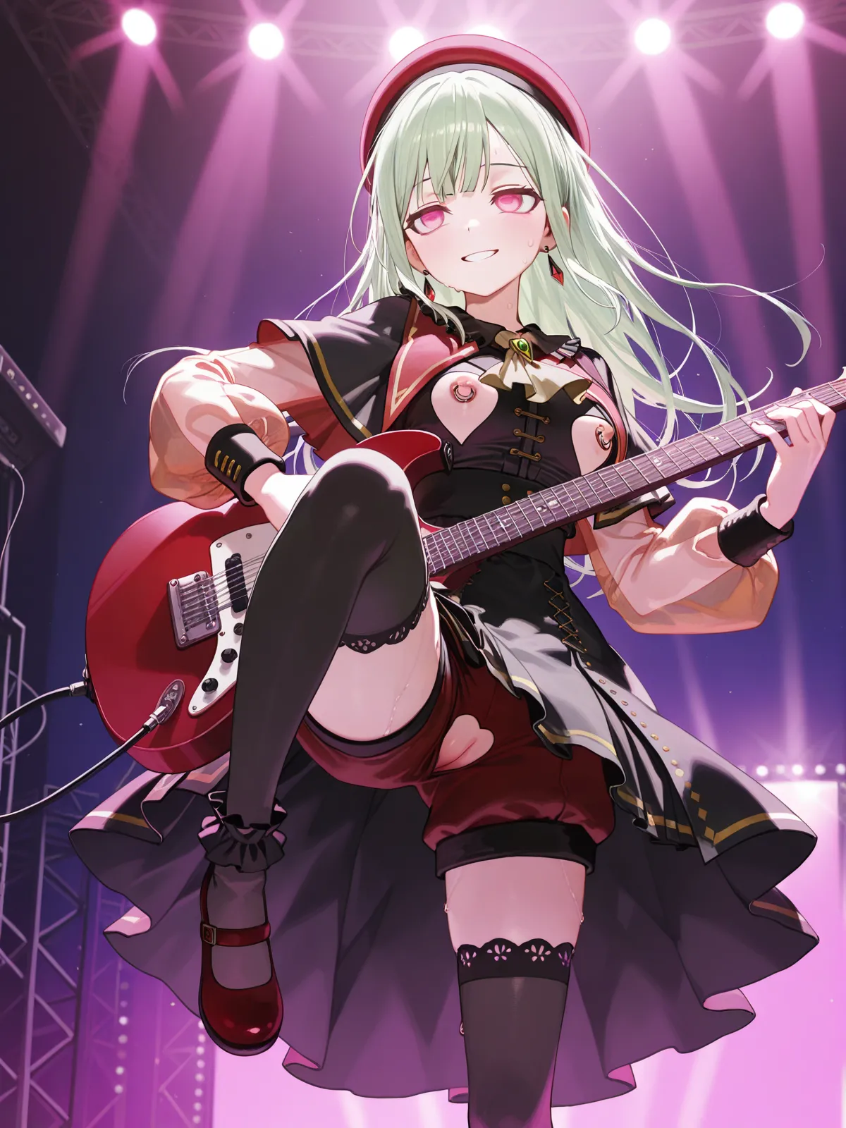 用Mortis挡刀洗脑的屑睦头人 page 49 featuring sakiko togawa bang dream parody - maid garter belt hentai manga - read online free