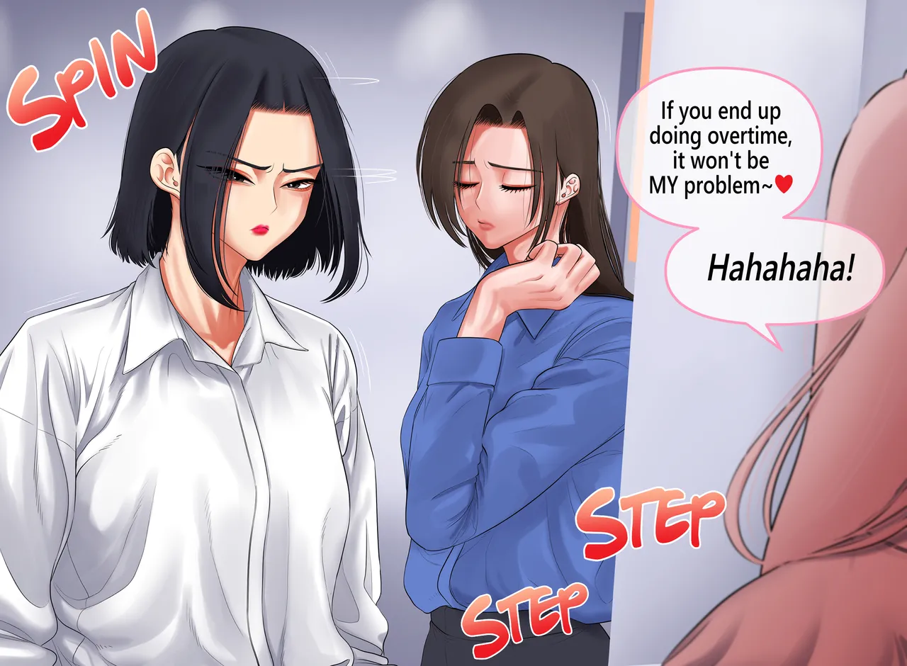 Between Two Loves page 12 original parody - full color yuri hentai manga - read online free