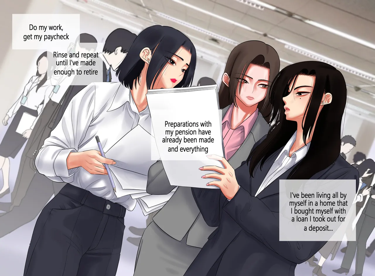 Between Two Loves page 18 original parody - full color yuri hentai manga - read online free