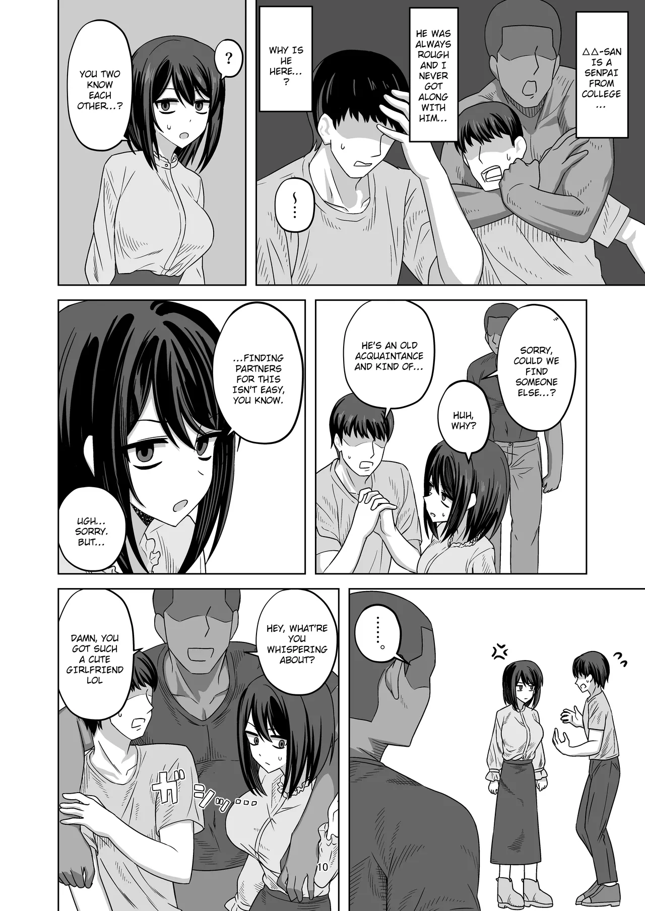 Muhyoujou-kko Netorase Takuran | Poker Faced Girlfriend's Cuckolding and Breeding page 10 original parody - handjob kissing hentai manga - read online free
