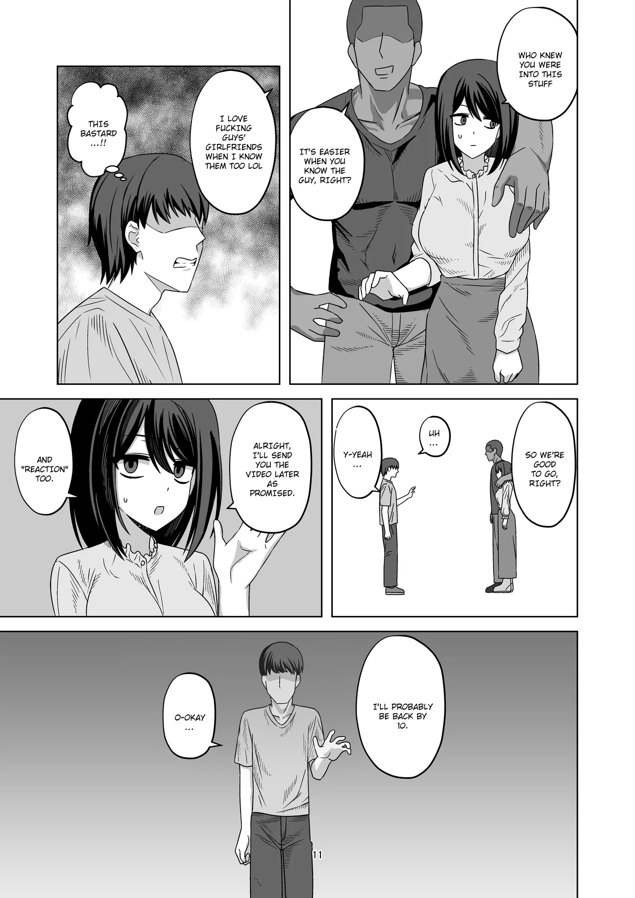 Muhyoujou-kko Netorase Takuran | Poker Faced Girlfriend's Cuckolding and Breeding page 11 original parody - sole female nakadashi hentai manga - read online free