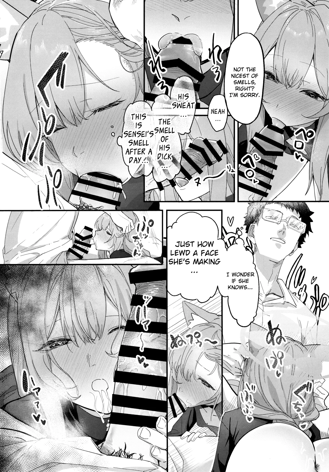 Dasei | Let it out/Falling into sin page 13 featuring mari iochi blue archive parody - glasses urination hentai manga - read online free