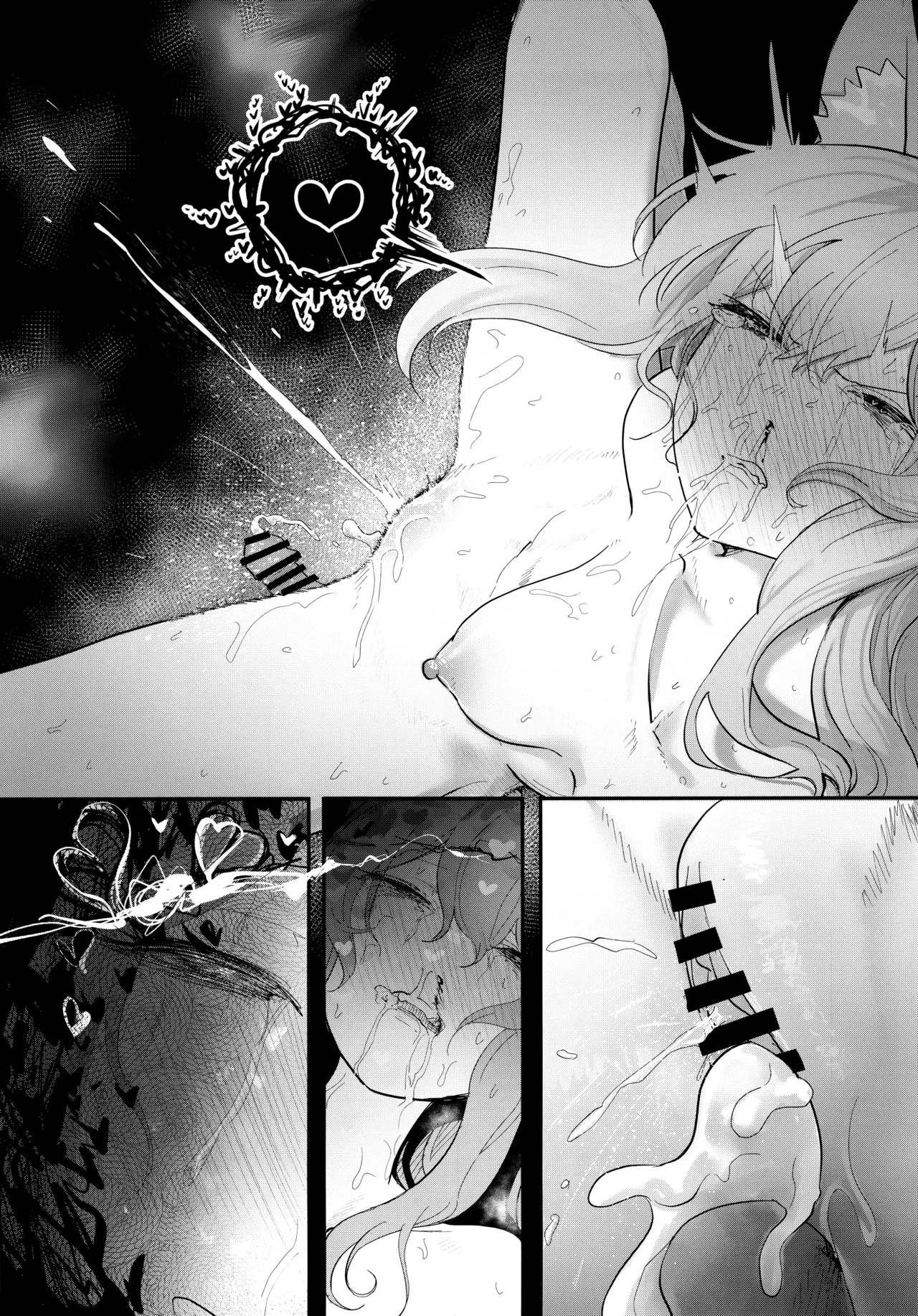 Dasei | Let it out/Falling into sin page 23 featuring mari iochi blue archive parody - glasses urination hentai manga - read online free