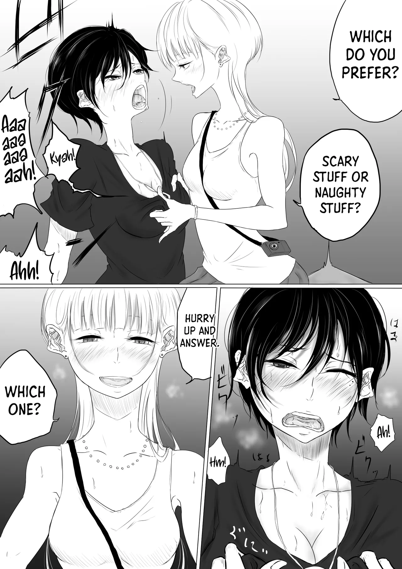 DANCE WITH THE FEAR page 13 original parody - yuri females only hentai manga - read online free