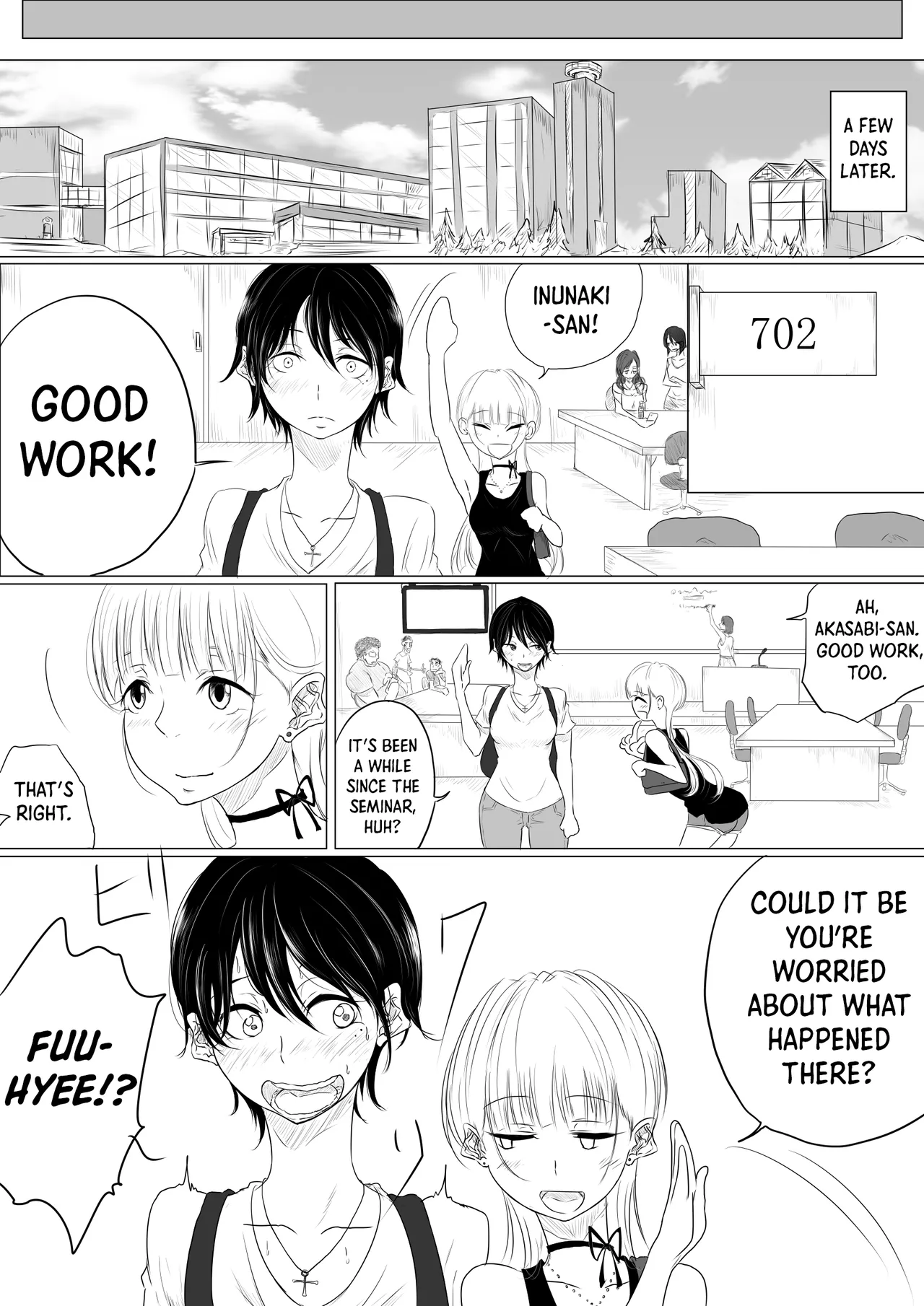 DANCE WITH THE FEAR page 18 original parody - yuri females only hentai manga - read online free