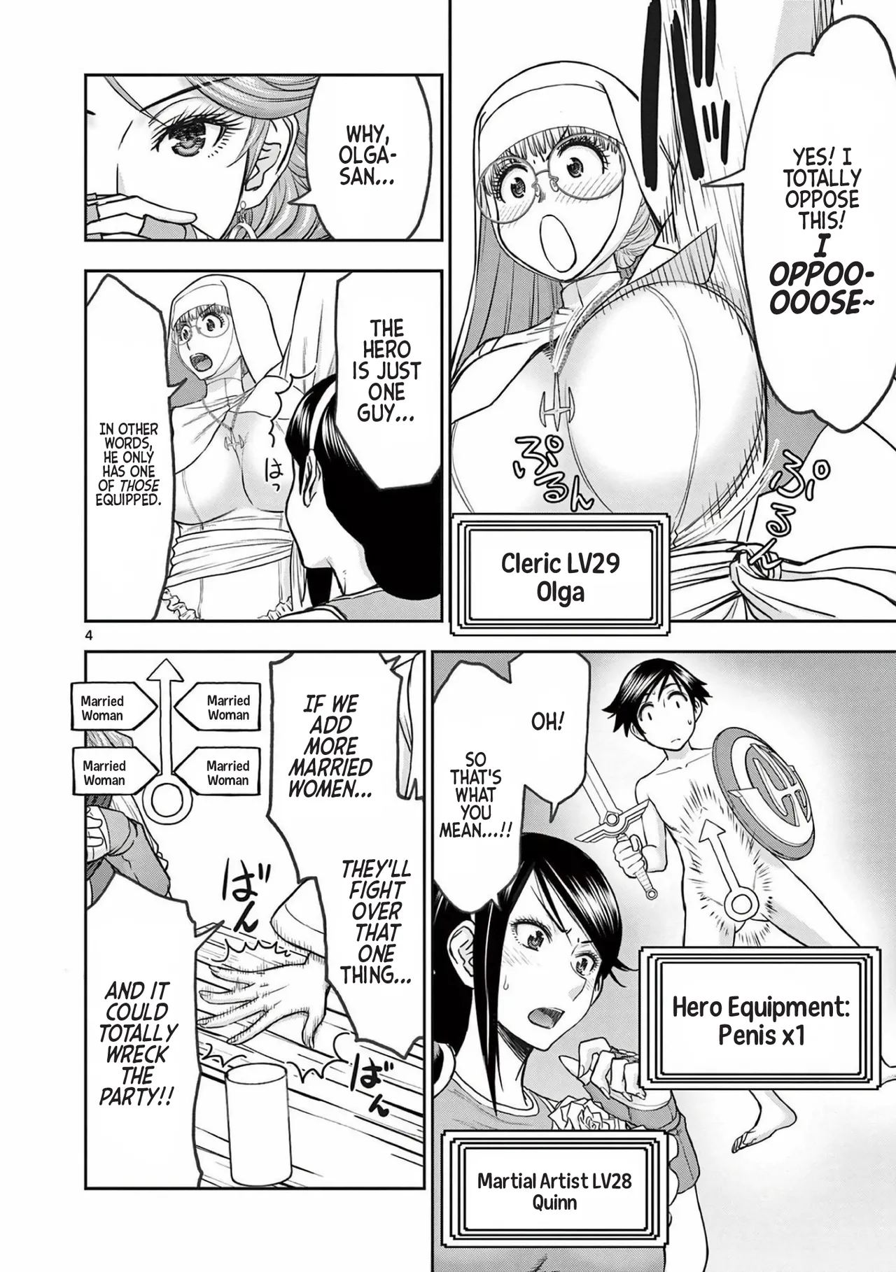 [Ooi Masakazu / Inomaru] Isekai Furin ll ~Michibika Reshi Hitodzuma Tachi to Bukiyo Tensei Yuusha~vol 03 [English] page 116 - full censorship big breasts hentai manga - read online free