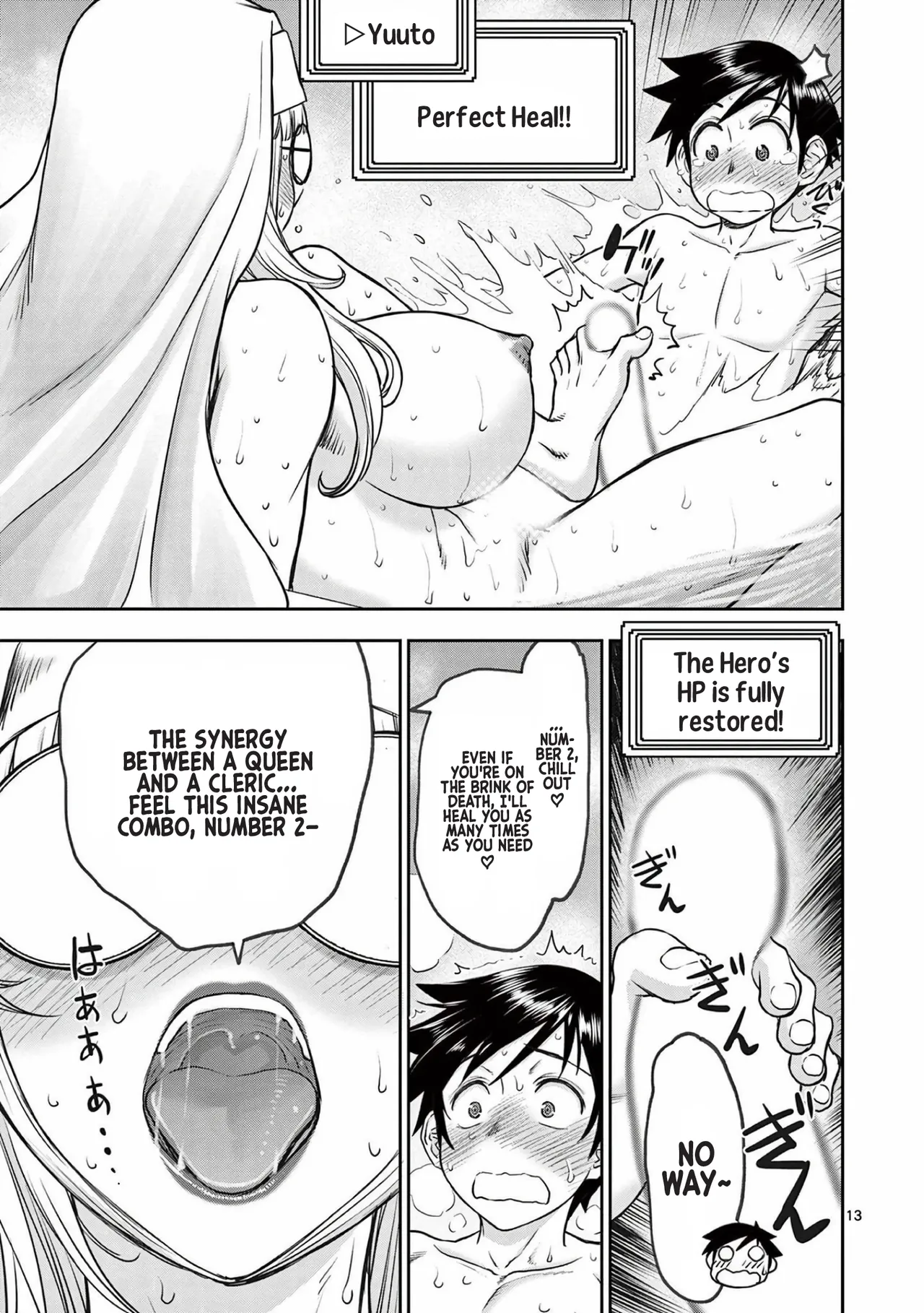[Ooi Masakazu / Inomaru] Isekai Furin ll ~Michibika Reshi Hitodzuma Tachi to Bukiyo Tensei Yuusha~vol 03 [English] page 50 - full censorship big breasts hentai manga - read online free