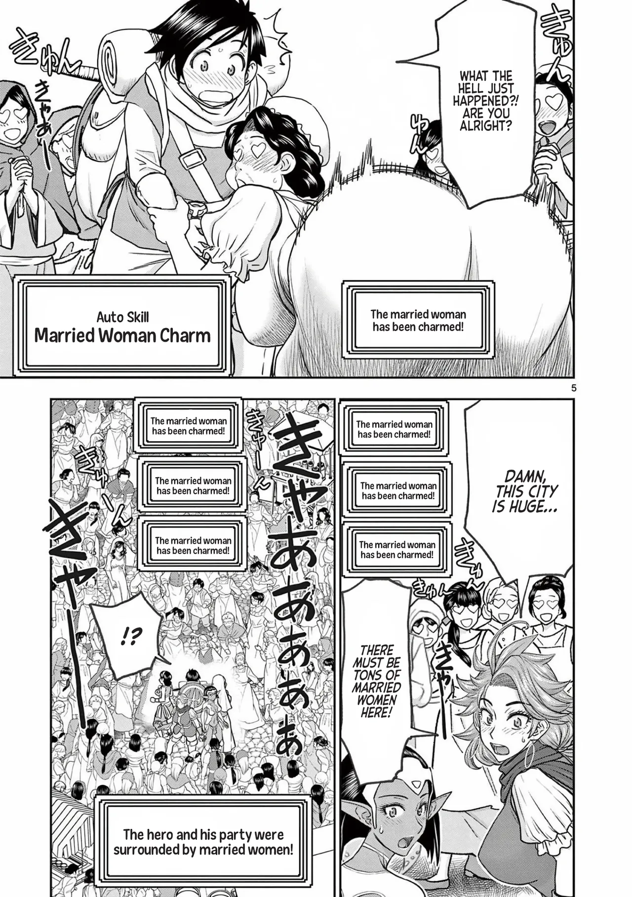 [Ooi Masakazu / Inomaru] Isekai Furin ll ~Michibika Reshi Hitodzuma Tachi to Bukiyo Tensei Yuusha~vol 03 [English] page 98 - full censorship big breasts hentai manga - read online free