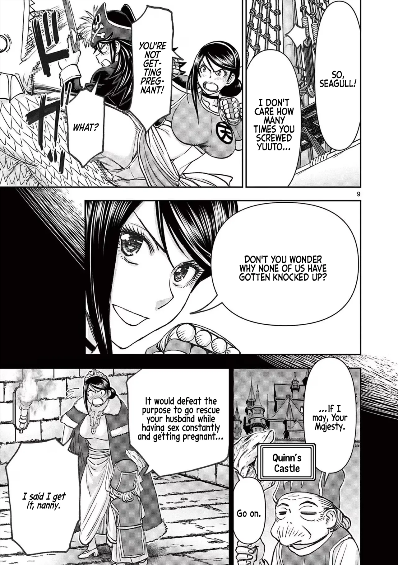 [Ooi Masakazu / Inomaru] Isekai Furin ll ~Michibika Reshi Hitodzuma Tachi to Bukiyo Tensei Yuusha~vol 07 [English] page 67 - full censorship big penis hentai manga - read online free
