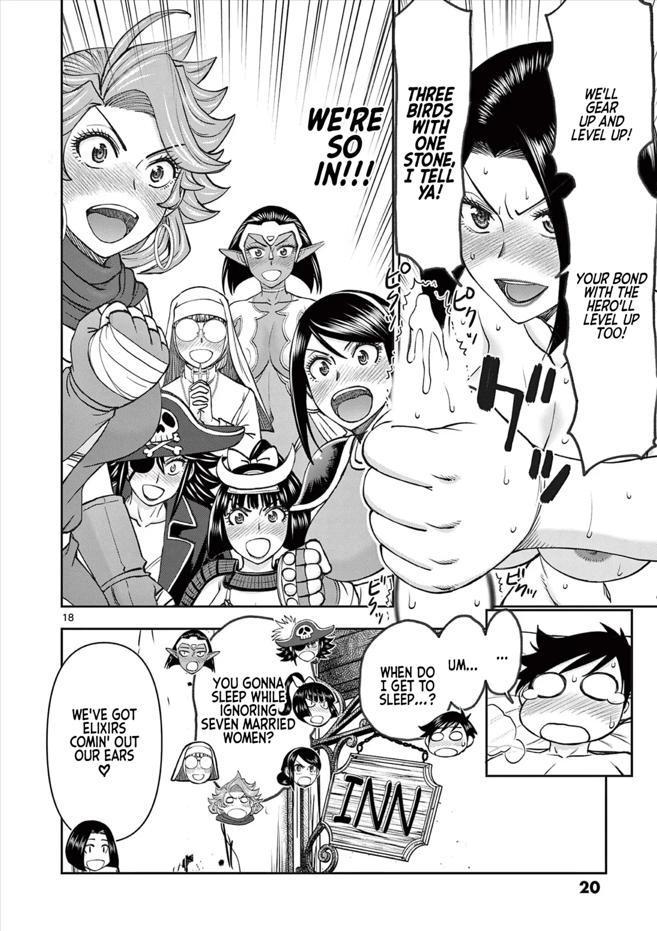 [Ooi Masakazu / Inomaru] Isekai Furin ll ~Michibika Reshi Hitodzuma Tachi to Bukiyo Tensei Yuusha~vol 08 [English] page 19 - milf big breasts hentai manga - read online free