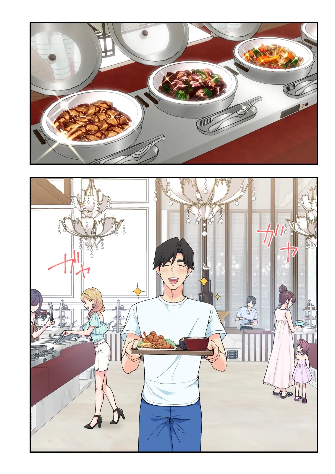 Spa Kaikara 3 page 63 original parody - group story arc hentai manga - read online free