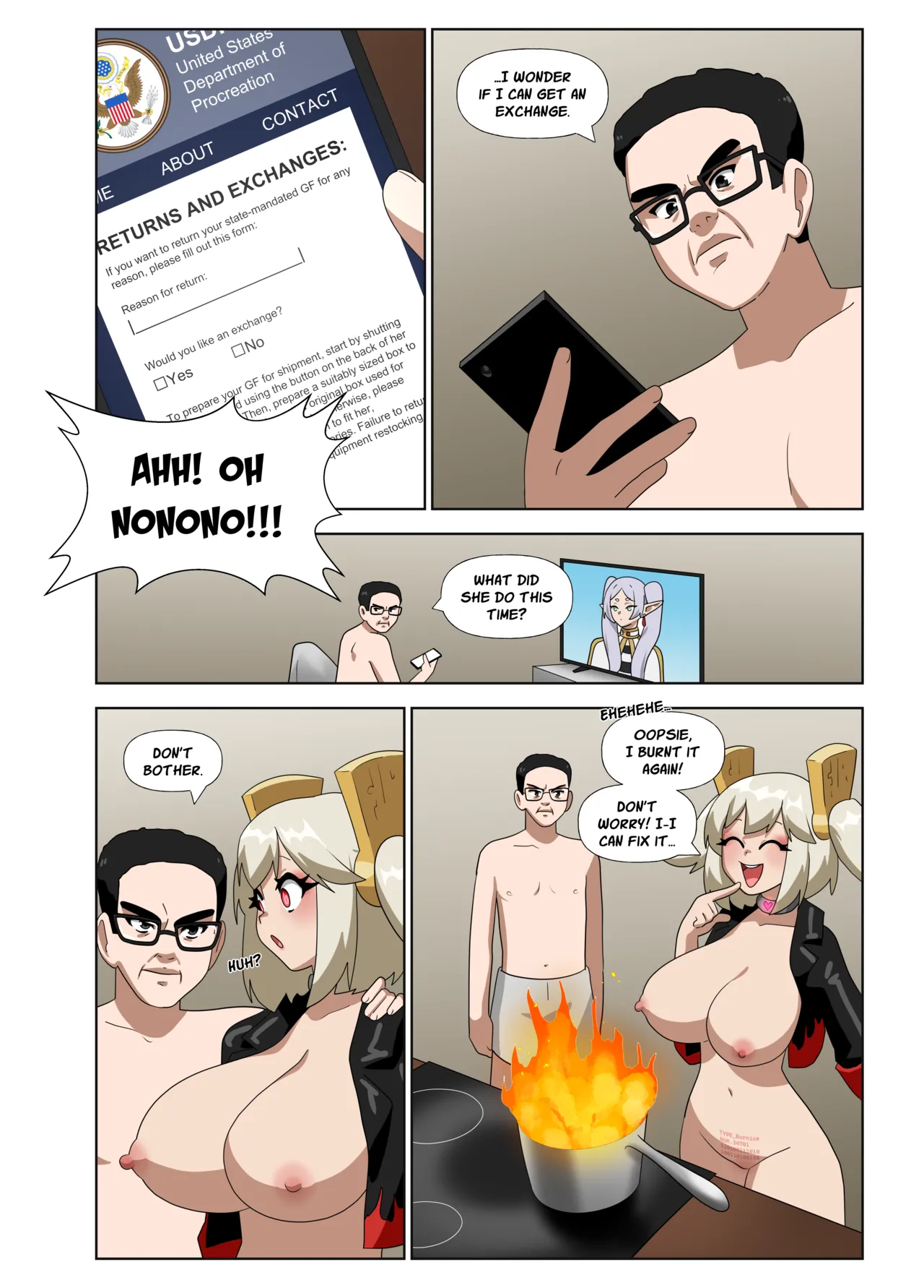 State mandated GF page 20 featuring frieren sousou no frieren parody - nakadashi full color hentai manga - read online free