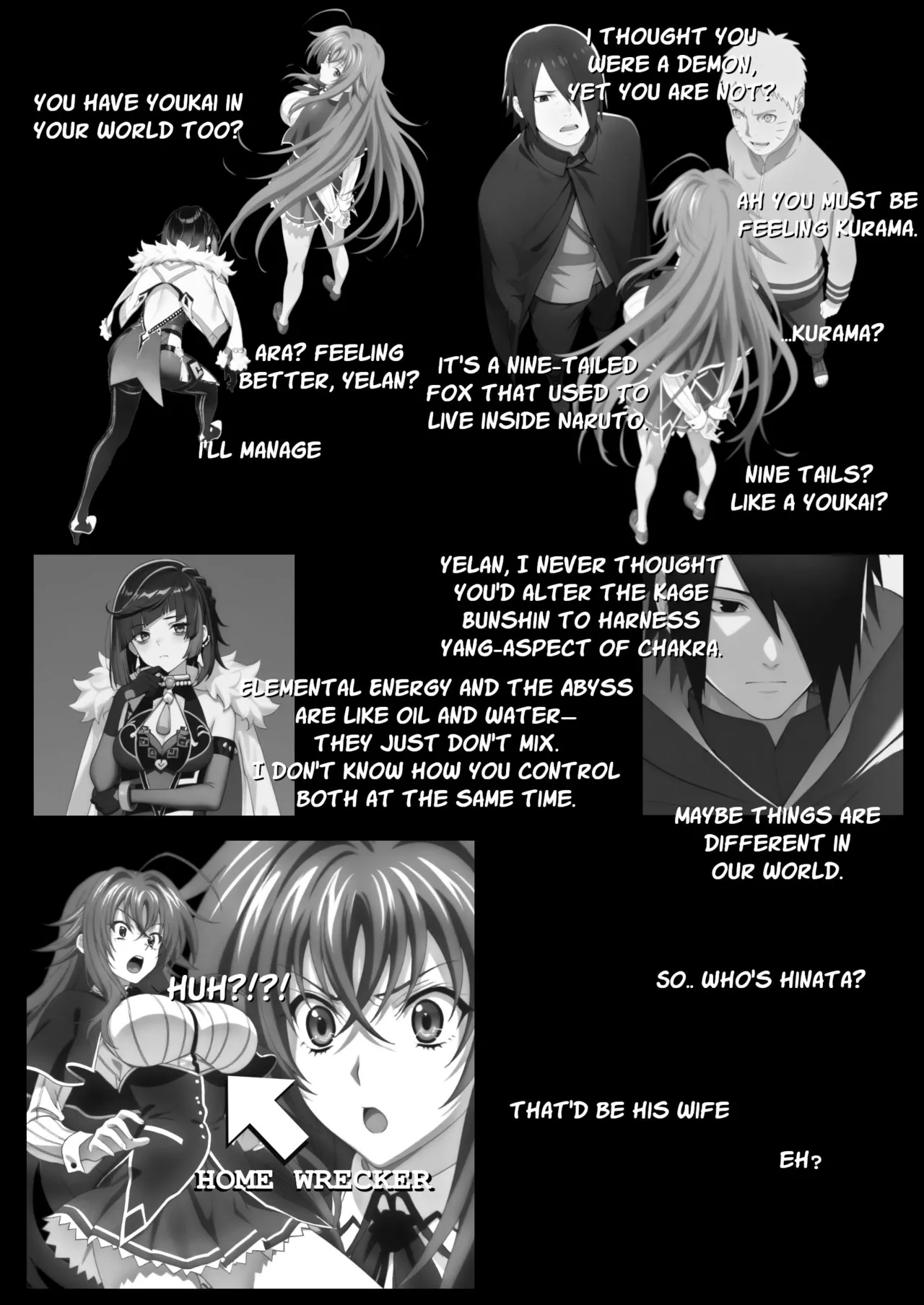 CONVERGED HORNY REALMS: Does this count as a Foursome? page 42 featuring yelan naruto parody - ai generated hentai manga - read online free