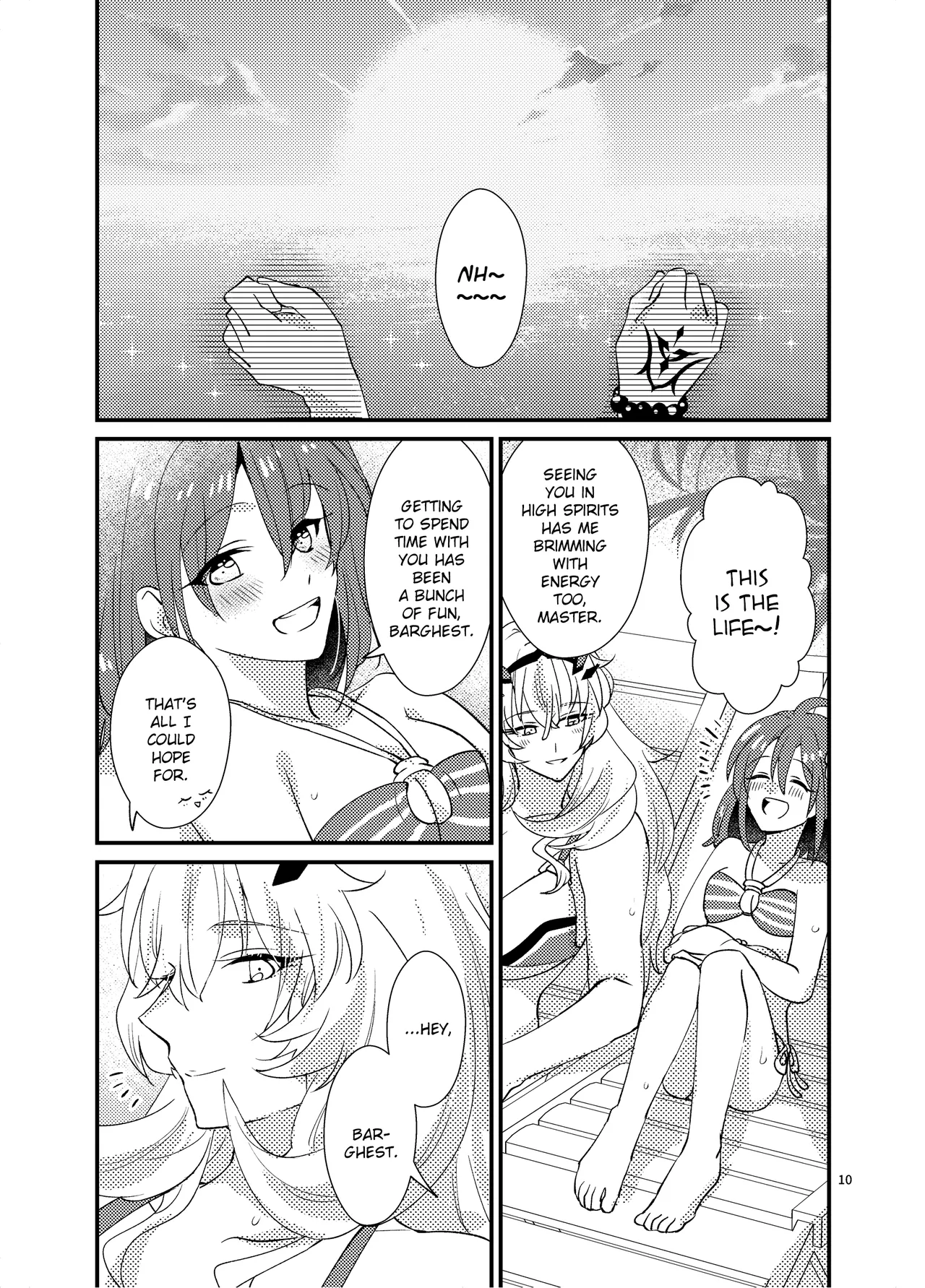 Zenryoku! Summer Holiday - Lovers having a happy summer vacation on the beach page 9 featuring gudako fate grand order parody - swimsuit yuri hentai manga - read online free