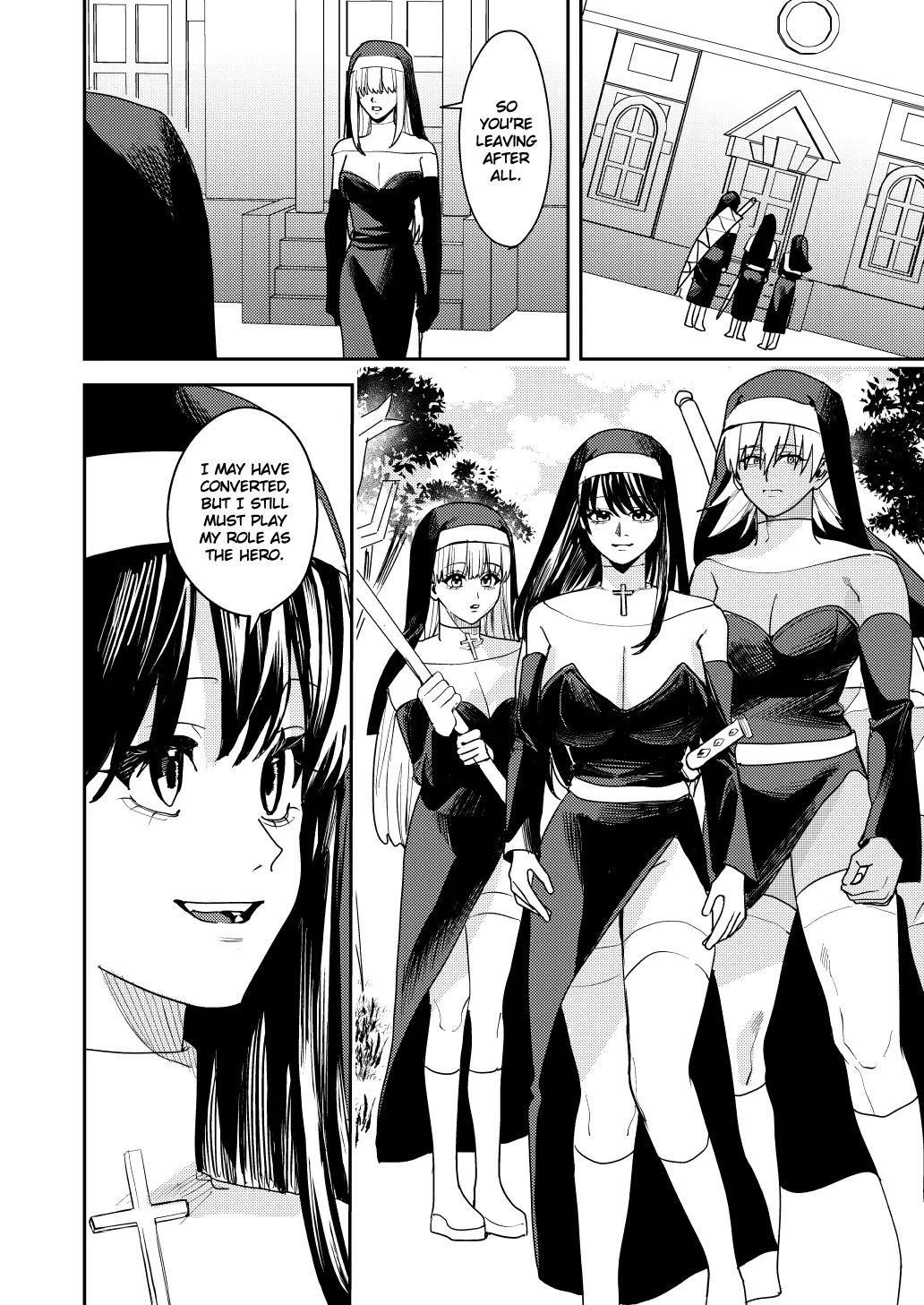 Yuusha Party Ero Shuukyou ni Ochiru | The Hero Party Falls to an Erotic Cult page 29 original parody - big breasts nun hentai manga - read online free