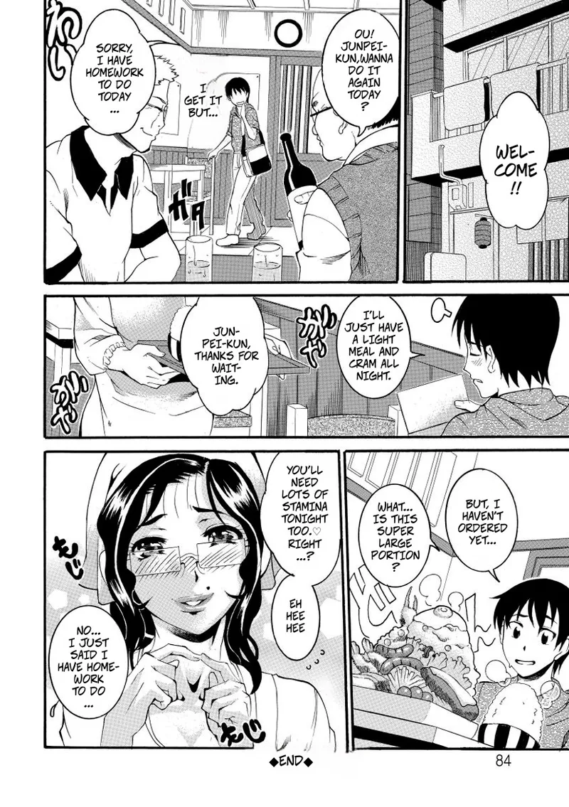 Tabetakatta no wa Shokudou no Oba-chan | What I Want to Eat Is The Lunch Lady page 20 - milf kissing hentai manga - read online free