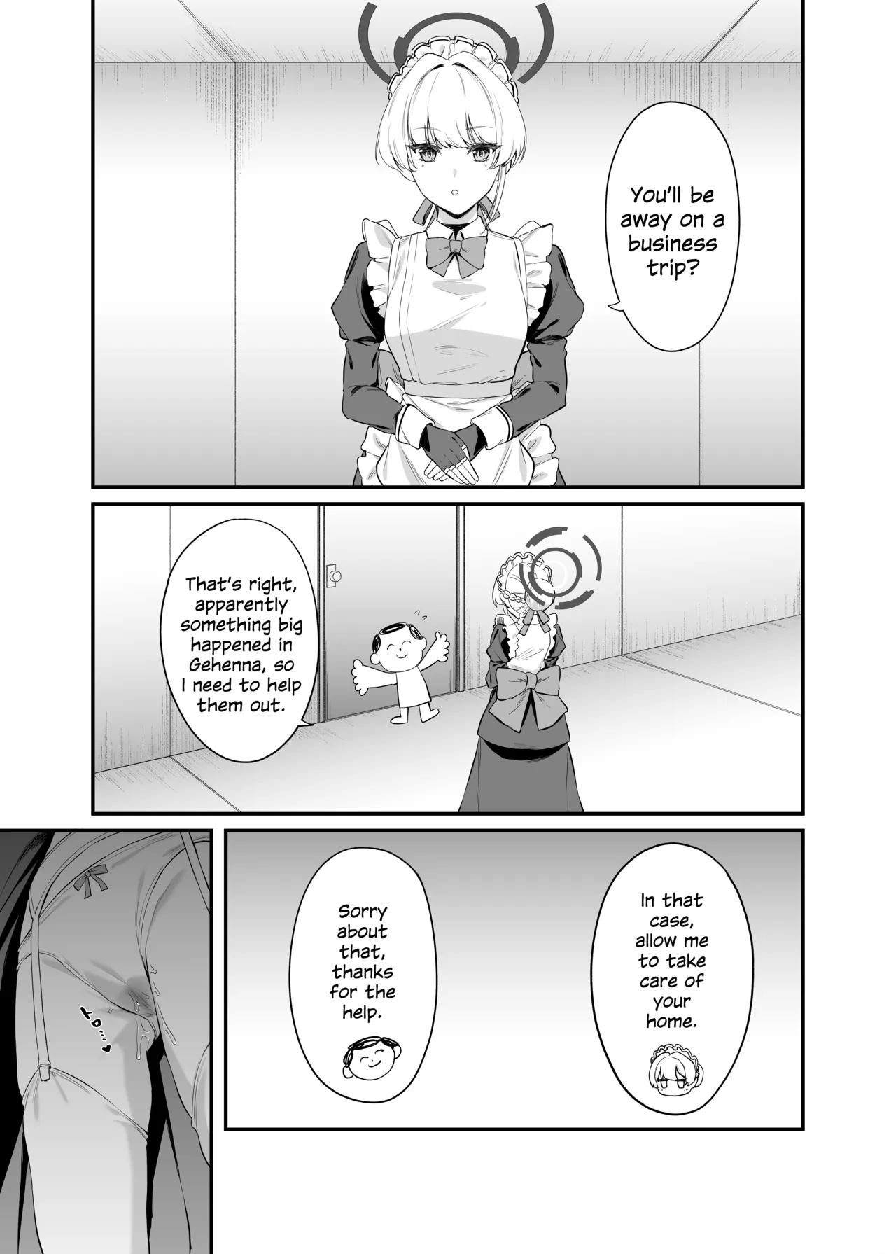 Asuma Toki no Secret Service page 10 featuring toki asuma blue archive parody - sole female sole male hentai manga - read online free