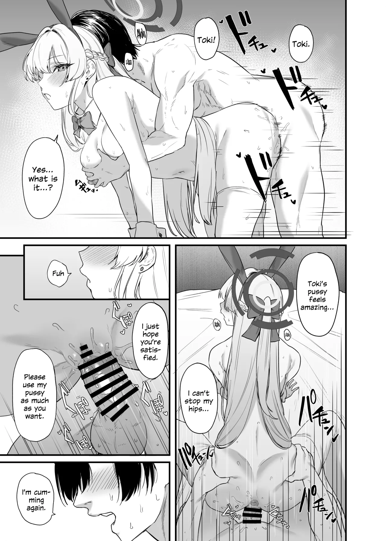 Asuma Toki no Secret Service page 24 featuring sensei blue archive parody - maid emotionless sex hentai manga - read online free
