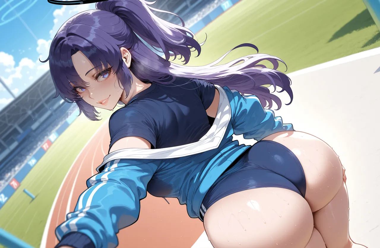 [Miyu Ai] Hayase Yuuka (Track): After Practice [Ai Generated] page 12 featuring yuuka hayase blue archive parody - sole female sole male hentai manga - read online free