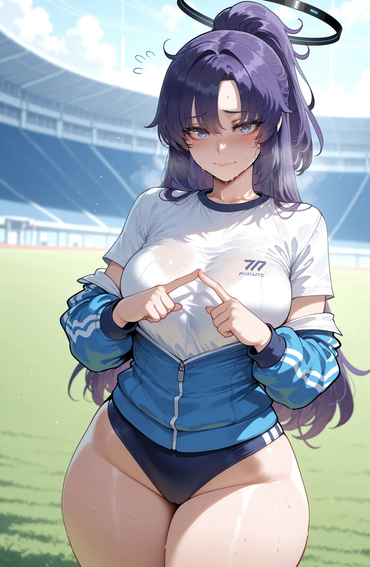[Miyu Ai] Hayase Yuuka (Track): After Practice [Ai Generated] page 174 featuring yuuka hayase blue archive parody - kissing big breasts hentai manga - read online free