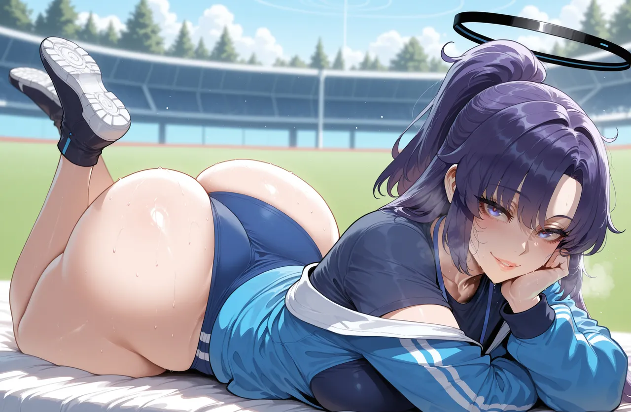 [Miyu Ai] Hayase Yuuka (Track): After Practice [Ai Generated] page 21 featuring yuuka hayase blue archive parody - kissing big breasts hentai manga - read online free