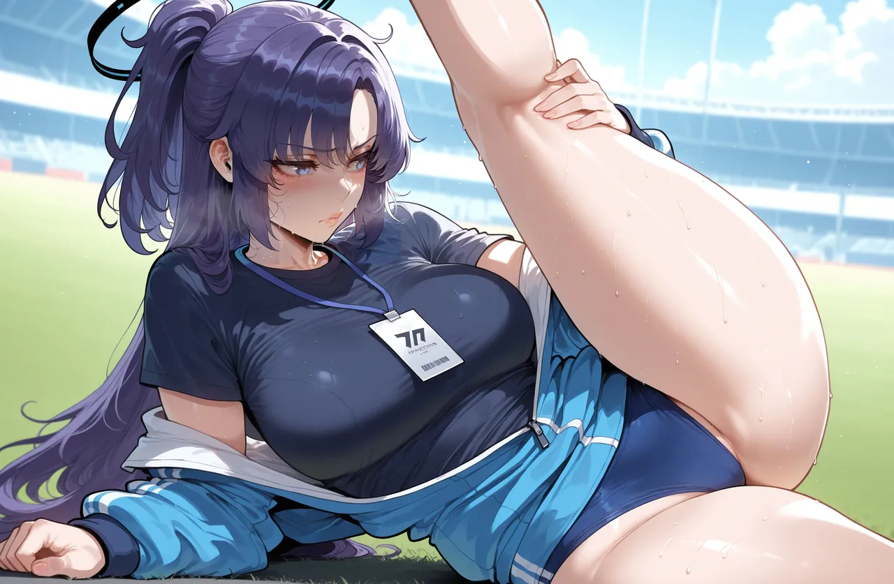 [Miyu Ai] Hayase Yuuka (Track): After Practice [Ai Generated] - Page 36