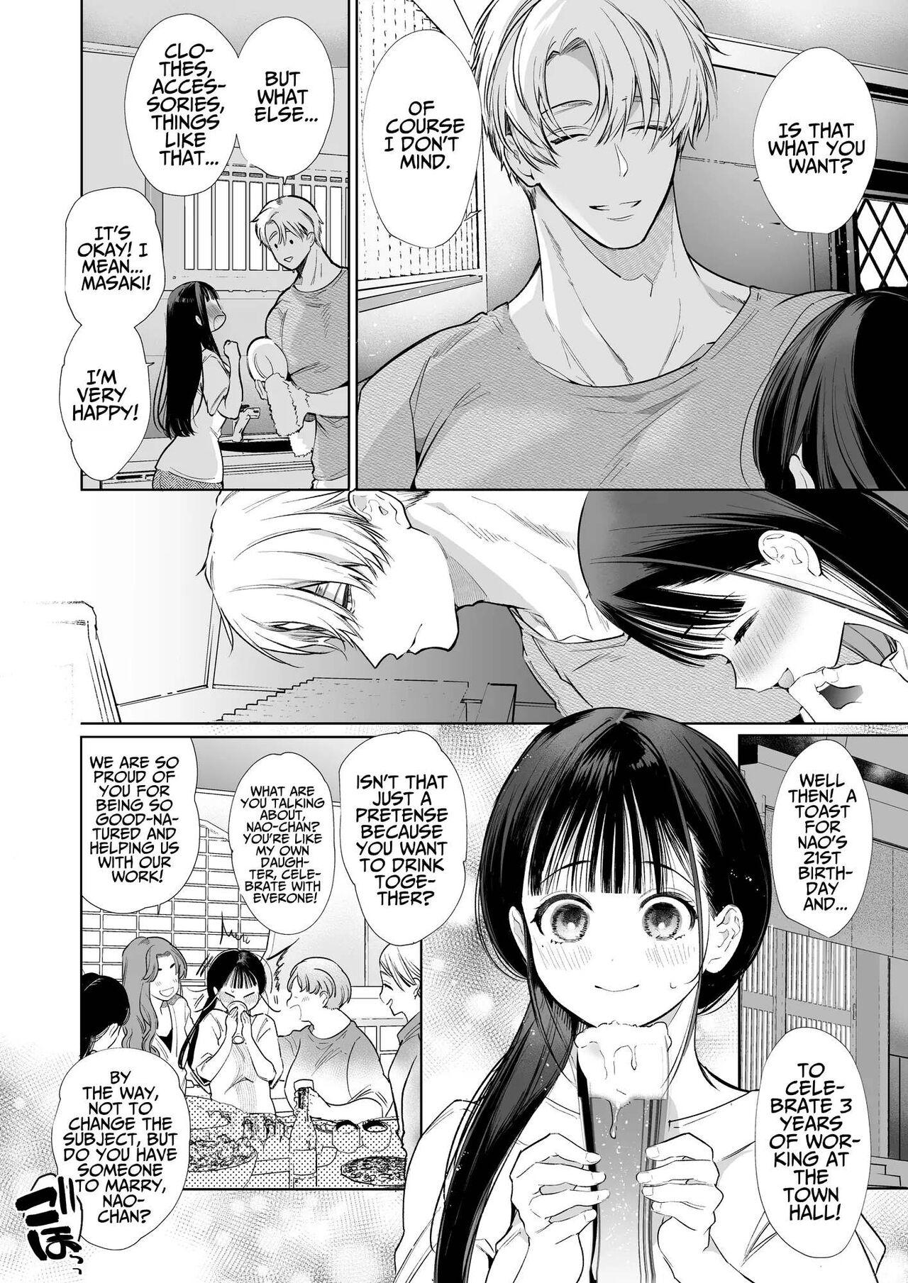 [Yatomomin (Yamamoto Tomomitsu)] Nao-chan NTR ~Suki ni Natta Hito wa, Osananajimi no Otou-san Deshita.~ | Nao-chan NTR - The Person I Fell in Love with was my Childhood friend's Father.~ [English] page 31 original parody - sole female sole male hentai manga - read online free