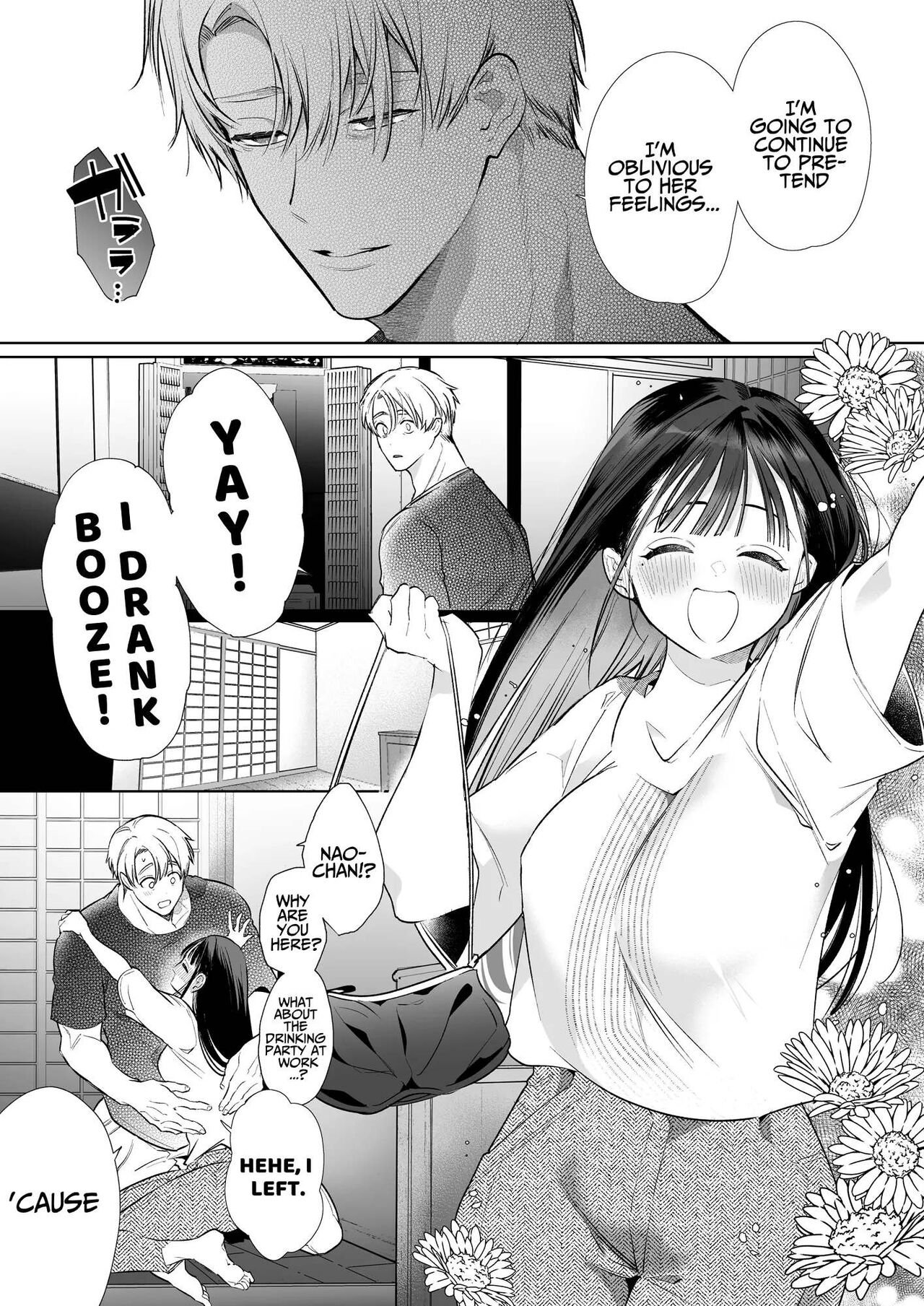[Yatomomin (Yamamoto Tomomitsu)] Nao-chan NTR ~Suki ni Natta Hito wa, Osananajimi no Otou-san Deshita.~ | Nao-chan NTR - The Person I Fell in Love with was my Childhood friend's Father.~ [English] page 36 original parody - kissing cunnilingus hentai manga - read online free