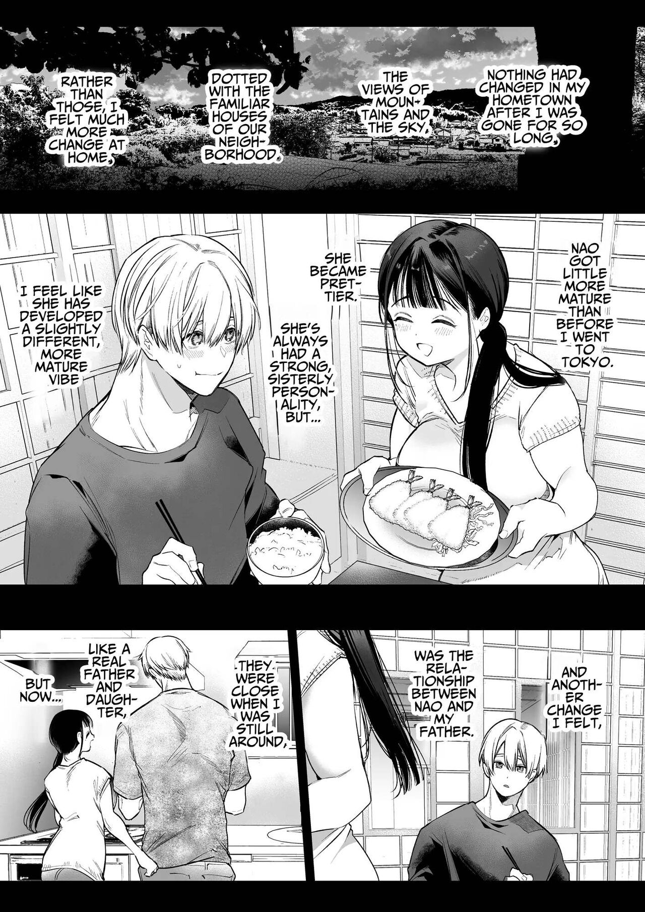 [Yatomomin (Yamamoto Tomomitsu)] Nao-chan NTR ~Suki ni Natta Hito wa, Osananajimi no Otou-san Deshita.~ | Nao-chan NTR - The Person I Fell in Love with was my Childhood friend's Father.~ [English] page 70 original parody - sole female sole male hentai manga - read online free
