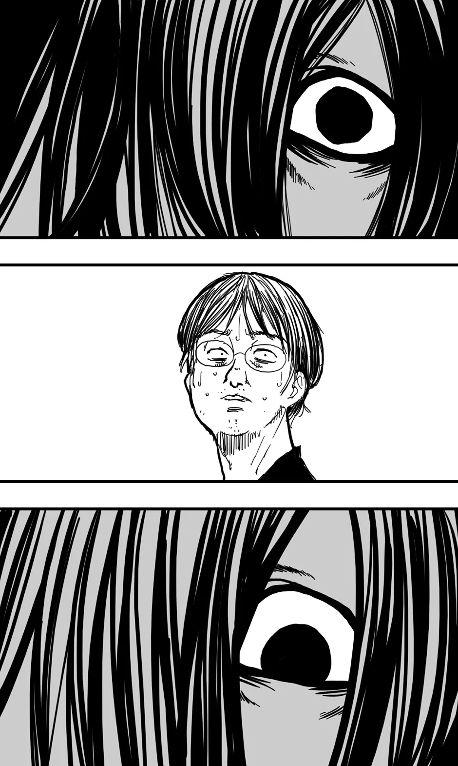 Saeko page 9 original parody - eye-covering bang ghost hentai manga - read online free