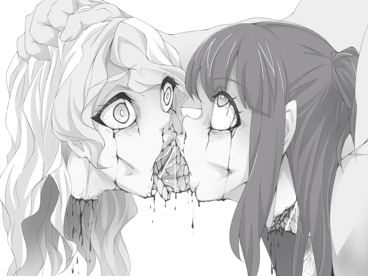 bekon15 / ko1444  / Bacon  Ryona graffiti 1-11 + 2 Skeb guro Pixiv posts. page 30 featuring sakura matou dungeon ni deai o motomeru no wa machigatteiru darou ka parody - guro body writing hentai manga - read online free