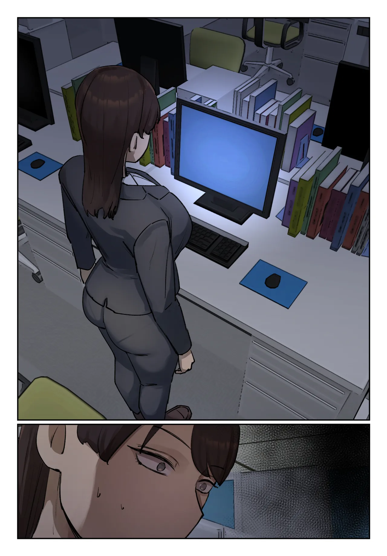 Seito no Shitagi o Tsukete Shazai Shiro page 45 original parody - business suit big breasts hentai manga - read online free