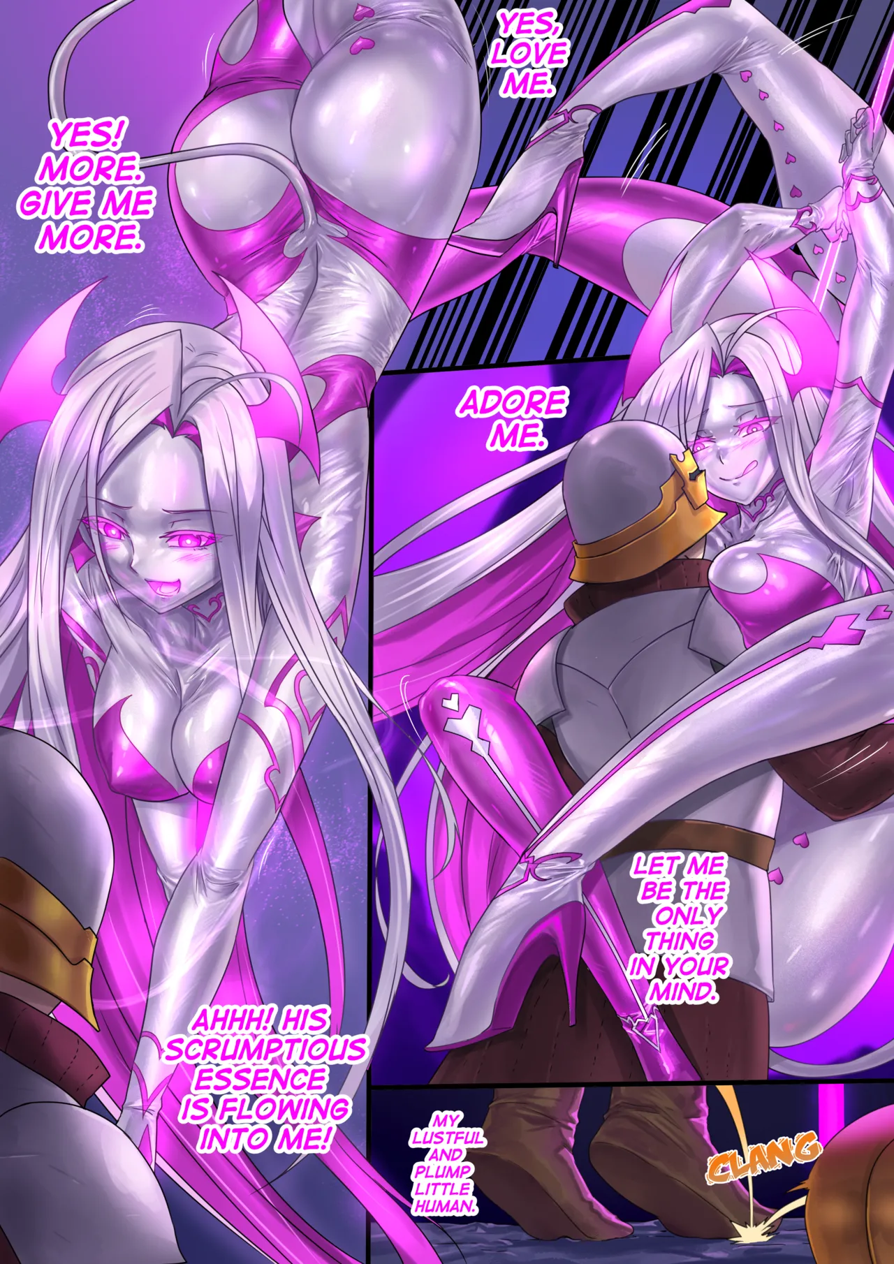 Demon lord The latex demon Completed page 20 original parody - full color tail hentai manga - read online free