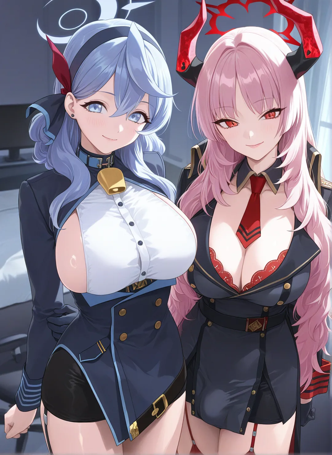 Ako x Satsuki Rametaki page 72 featuring ako amau blue archive parody - big penis blowjob hentai manga - read online free