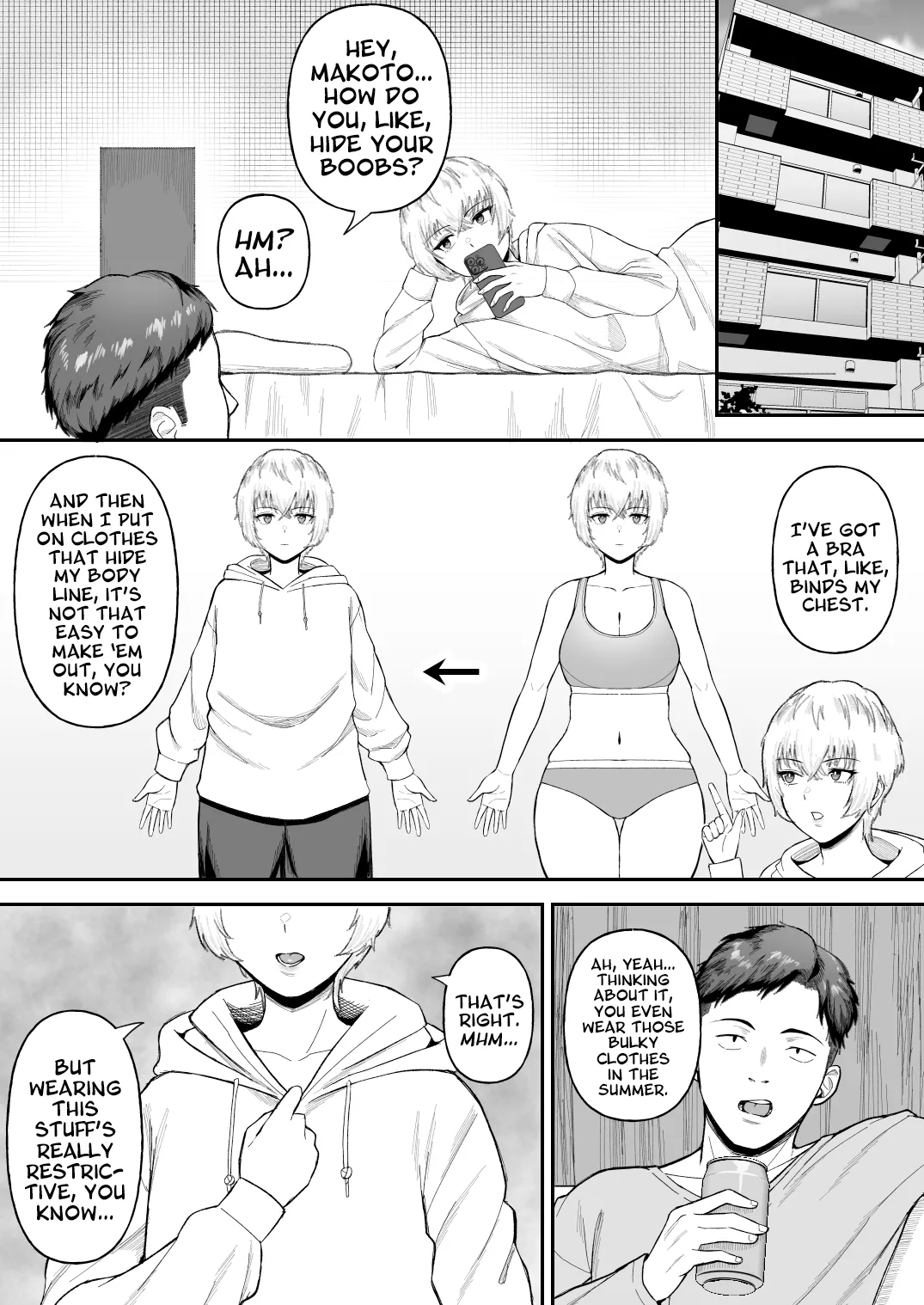 Shinyuu no Ikemen Danshi ga Jitsu wa Bakunyuu Joshi da to Hanmei shita Baai | I Found Out My Pretty Boy Friend Was Actually A Chick With Huge Tits! page 12 original parody - sole female sole male hentai manga - read online free