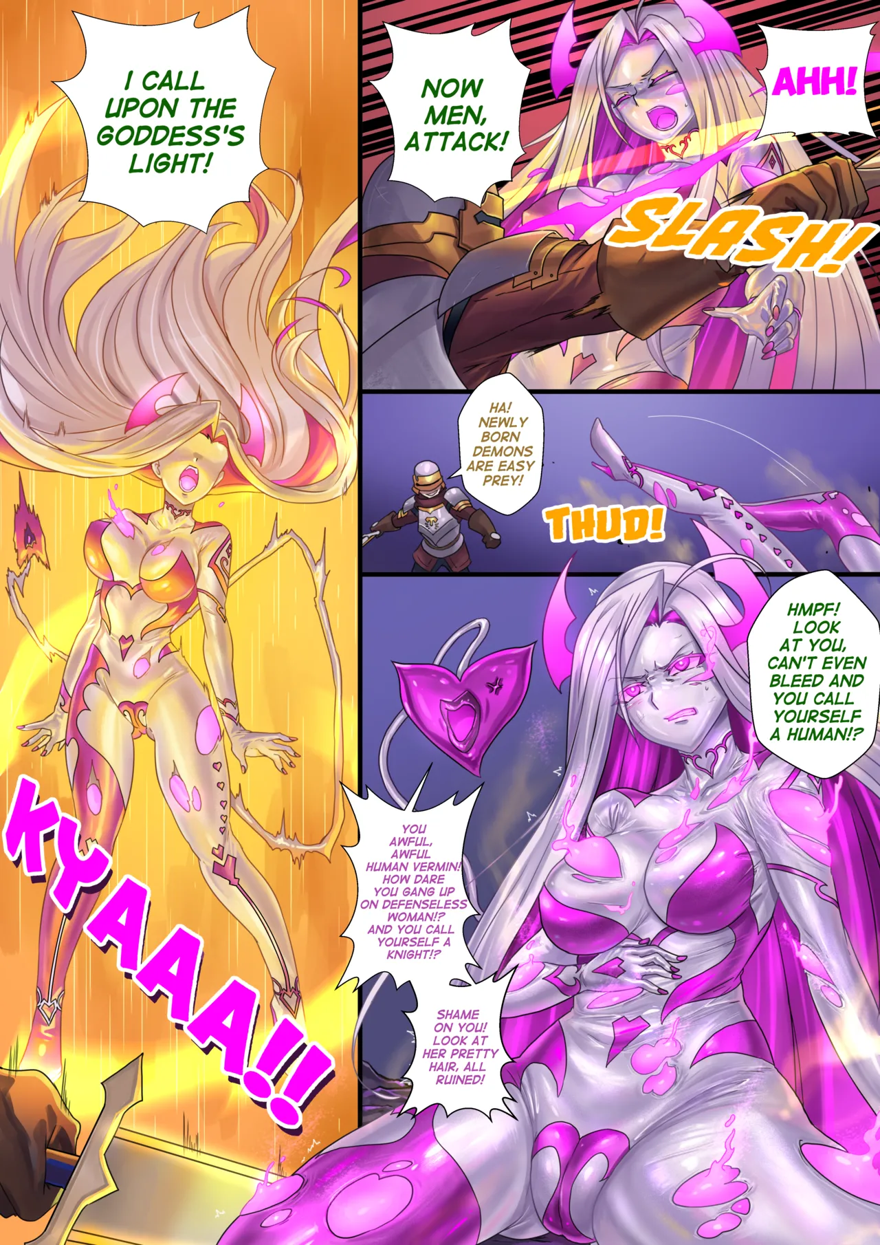 Demon lord Latex demon（Original + Textless） page 17 original parody - full color kissing hentai manga - read online free
