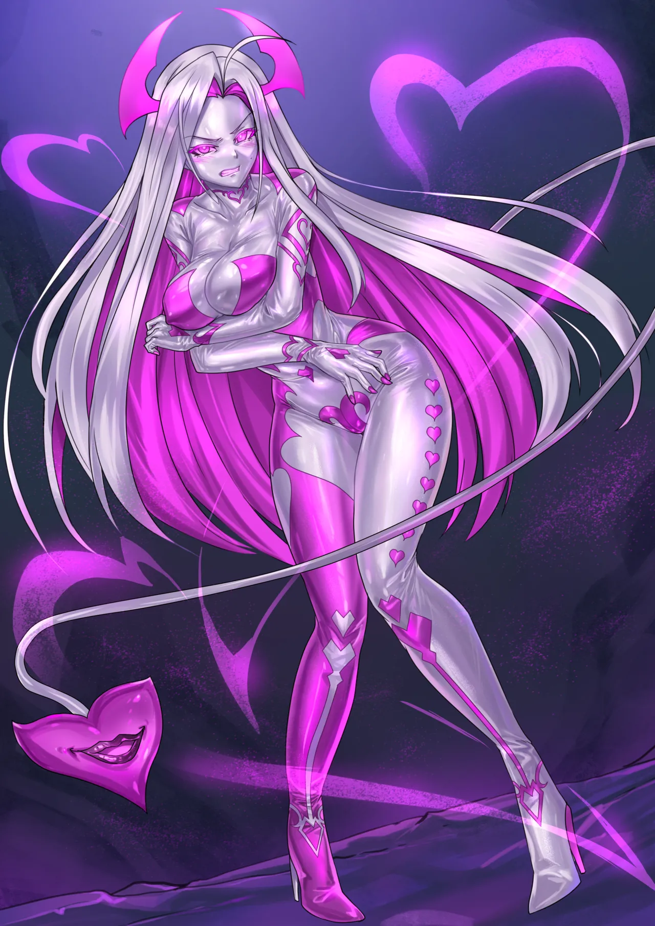 Demon lord Latex demon（Original + Textless） page 57 original parody - full color kissing hentai manga - read online free