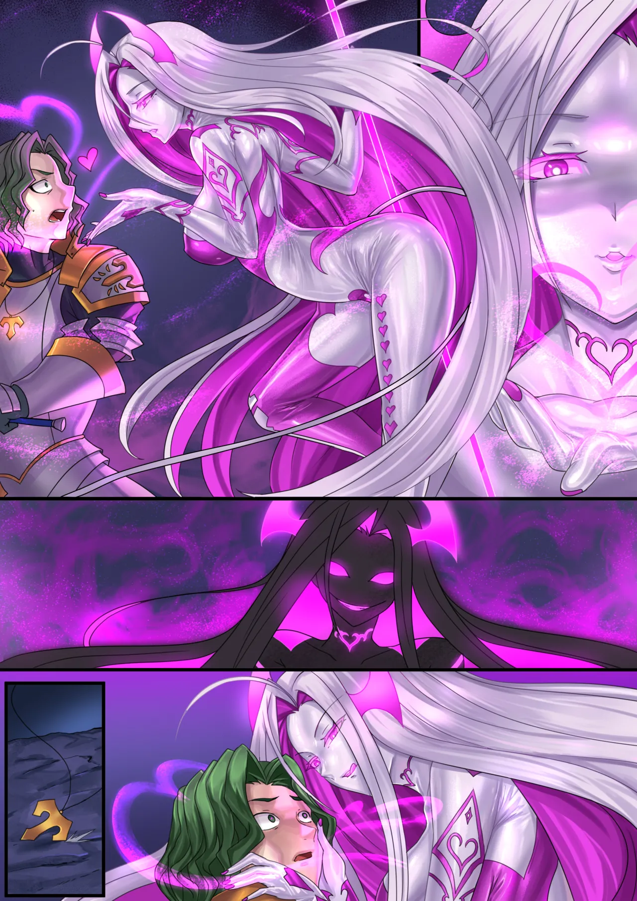 Demon lord Latex demon（Original + Textless） page 72 original parody - full color kissing hentai manga - read online free