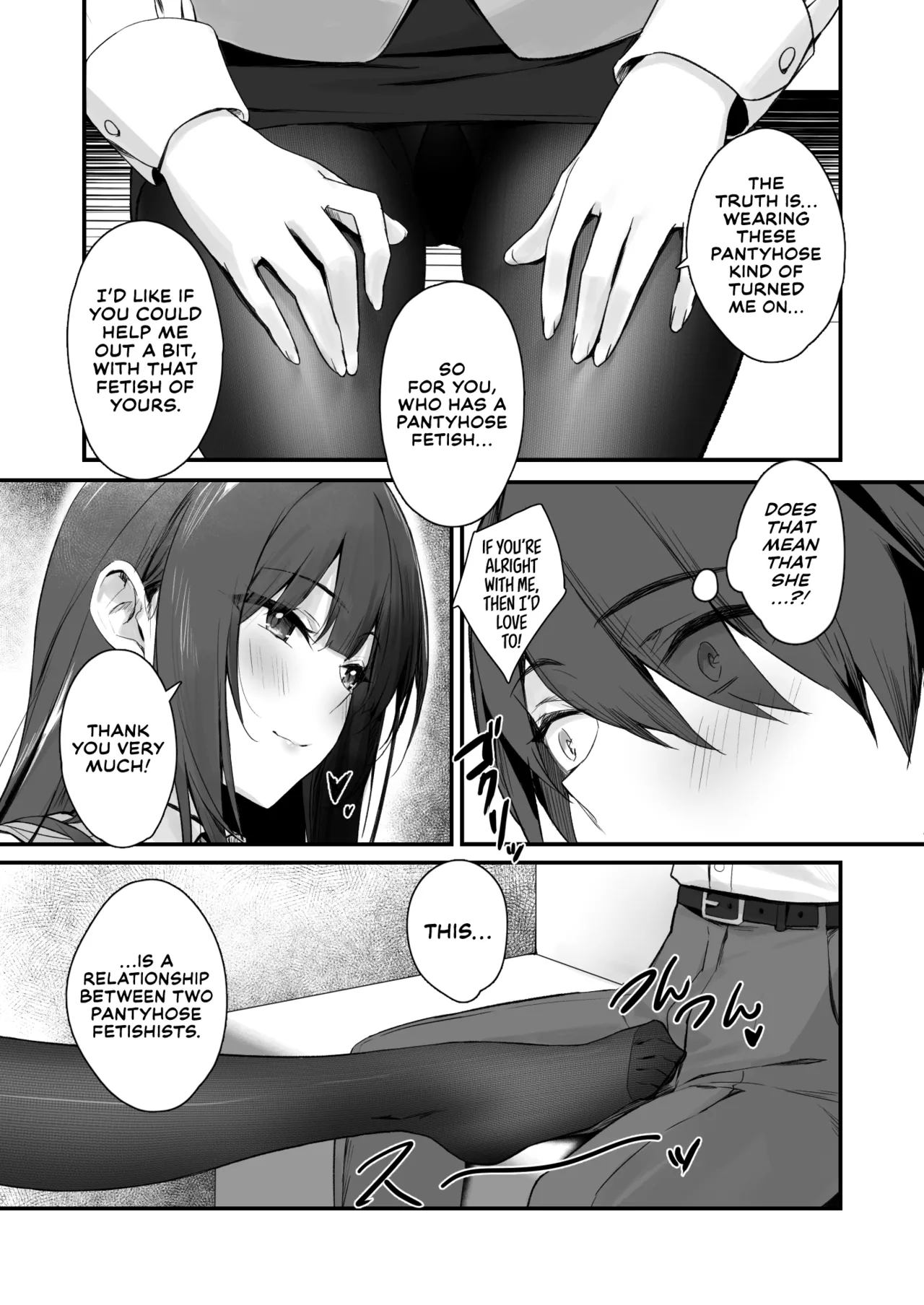 PanSto Fetish demo Ii desu ka...? | Would You Like Me Even if I Had a Pantyhose Fetish…? page 11 original parody - business suit unusual pupils hentai manga - read online free