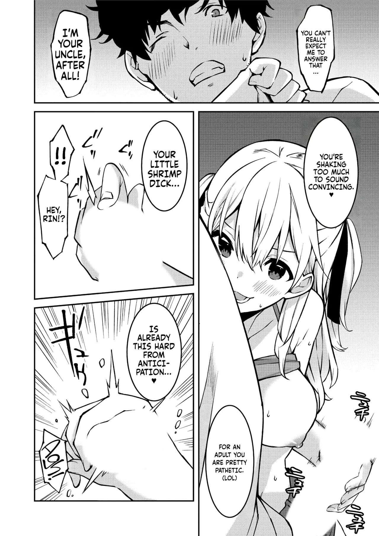 [Kusano Yuu] Namaiki Gyaru ni Zako Atsukai Sareta Ore ~ Meikko ga Guigui Kuru! Ch. 01-04 | A bratty Gal treats me like a Loser. My niece is comming on strong!! Ch. 01-04 [English] [Fallen Games] page 16 original parody - sole male nakadashi hentai manga - read online free