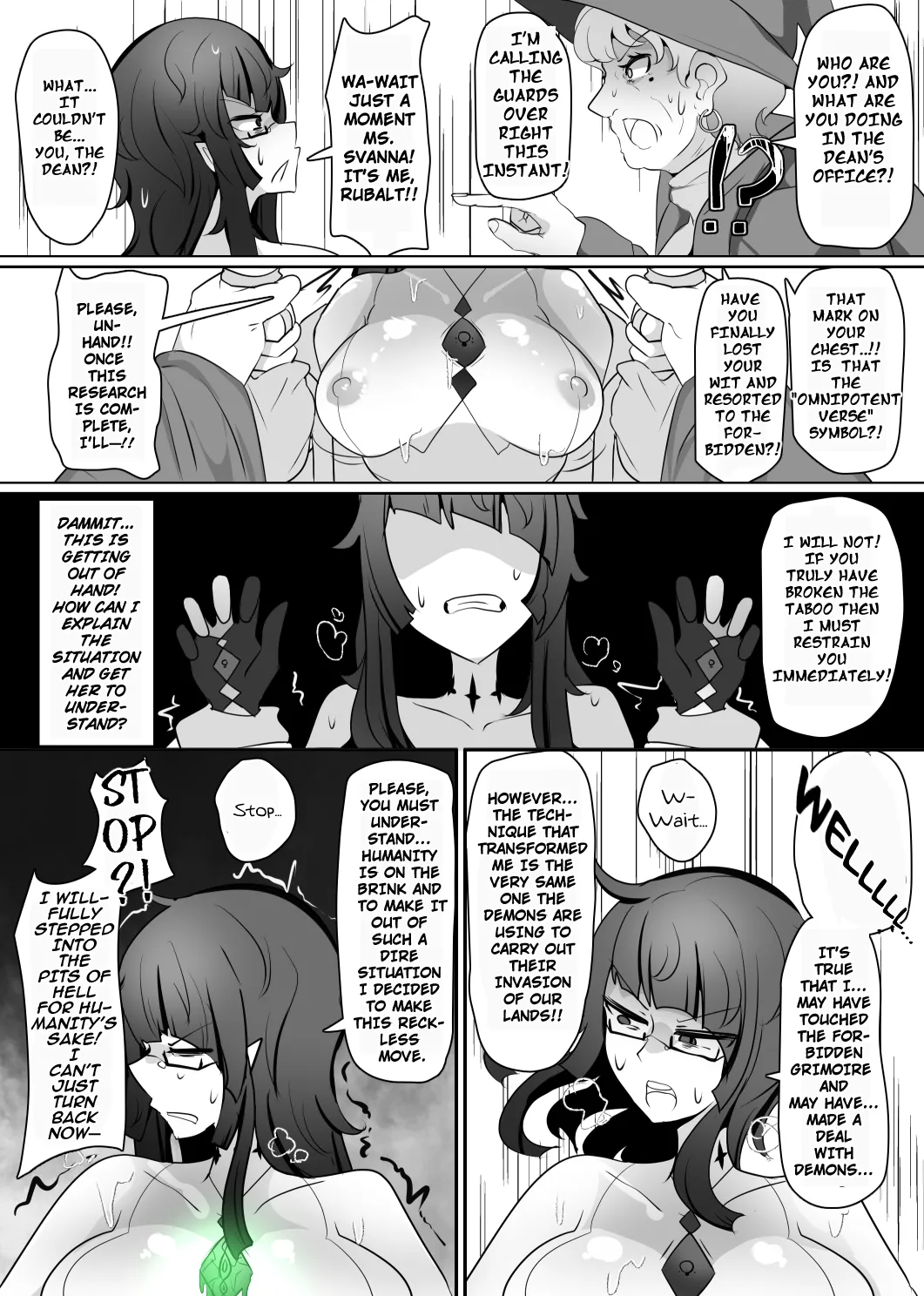 The House of Evil Class Change 7 Forbidden Sabbath page 10 original parody - gloves big breasts hentai manga - read online free