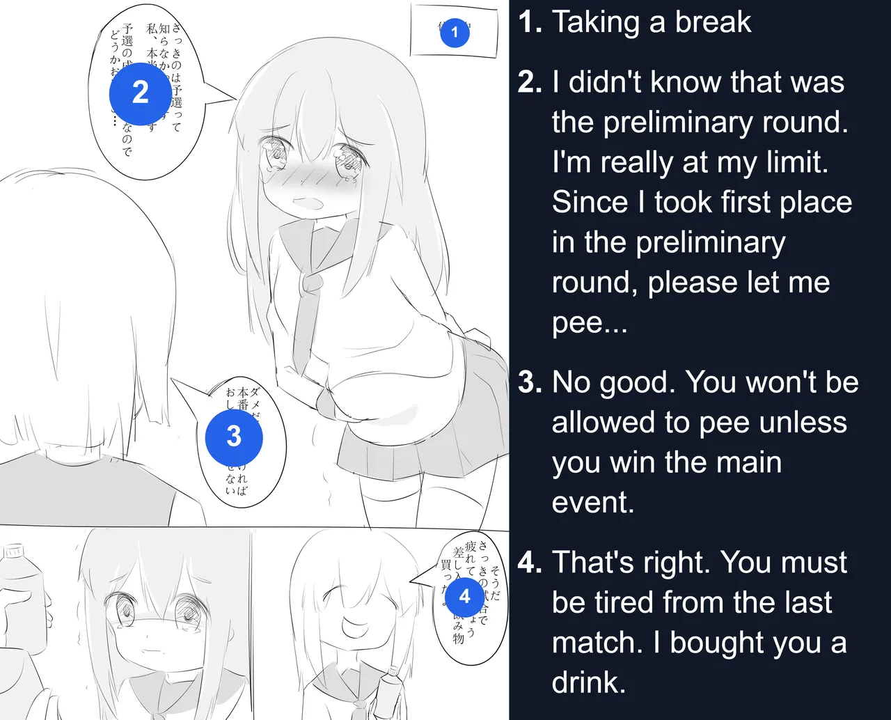 Pee holding contest. - Page 12